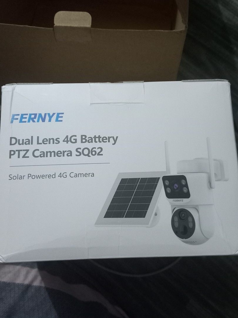 FERNYE SQ62 Dual Lens Solar Powered 4G (Category: Security Systems & CCTV Cameras) located in Valenzuela. Submitted by nabi_rl666 (Listing ID 1456543953, Image 1). Description: .