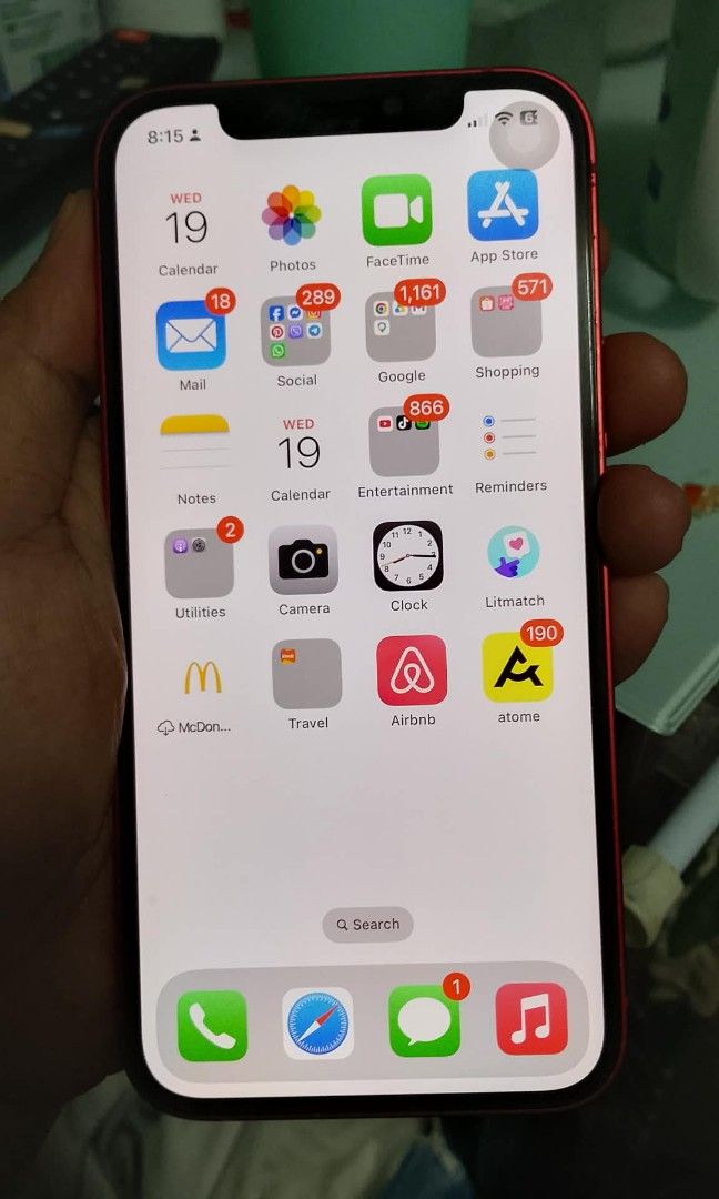 FOR SALE IPHONE12 (Category: iPhone 12 Series) located in Manila. Submitted by fernandezr53747 (Listing ID 1456559281, Image 1). Description: 75% Batt health Original battery No issues No replaced parts.
