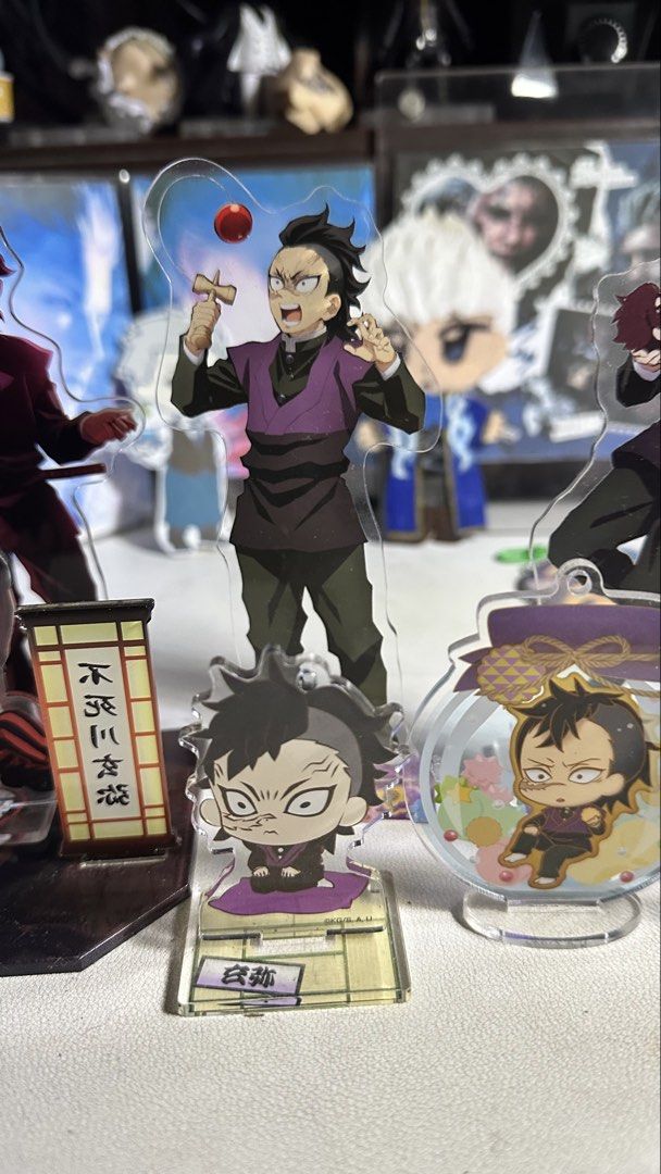 Genya Acrylic Stands (Category: Storage Boxes & Baskets) located in Pasig City. Submitted by vergilthots (Listing ID 1456436040, Image 3). Description: - Genya acrylic stands [SOLD AS SET ONLY] - 950 for ALL w/ freebies - Has only been displayed on shelf - May have minor flaws like scratches - A bit dusty but seller will clean if bought - Please DM me if want to have a closer look on the stands or for more inquiries - MOP: Gcash only.