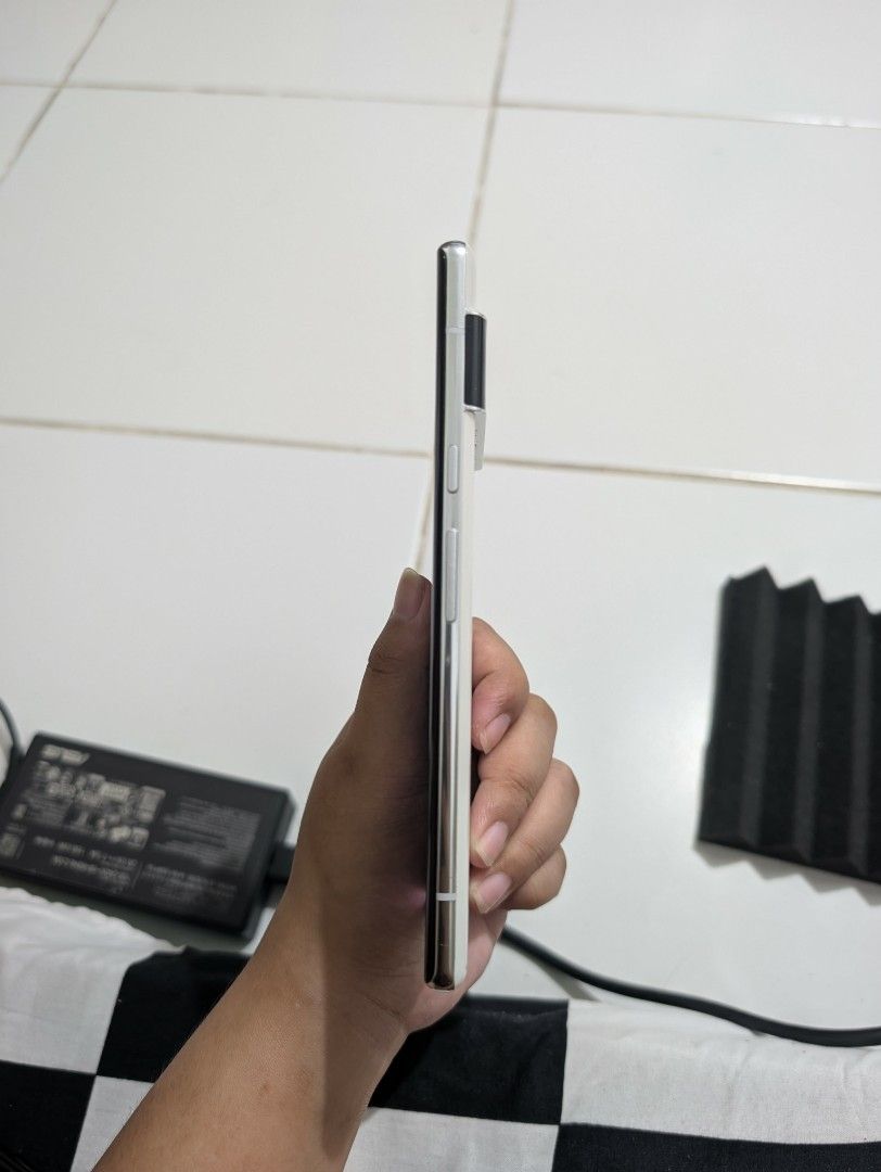 Google Pixel 6 Pro (Category: Google Pixel) located in Caloocan City. Submitted by therail17 (Listing ID 1453733048, Image 3). Description: - Google Pixel 6 Pro - Color: White - Clean and sleek design - All buttons and ports accessible - Ideal for everyday use - Ready for a new owner GOOGLE PIXEL 6 PRO 12/1256 * FOR SALE * TITLE: GOOGLE PIXEL 6 PRO * PRICE: 11.5k if PICK UP * ITEM CONDITION: Good * ADDITIONAL DETAILS: PERSONAL ITEM * VARIANT: US 
