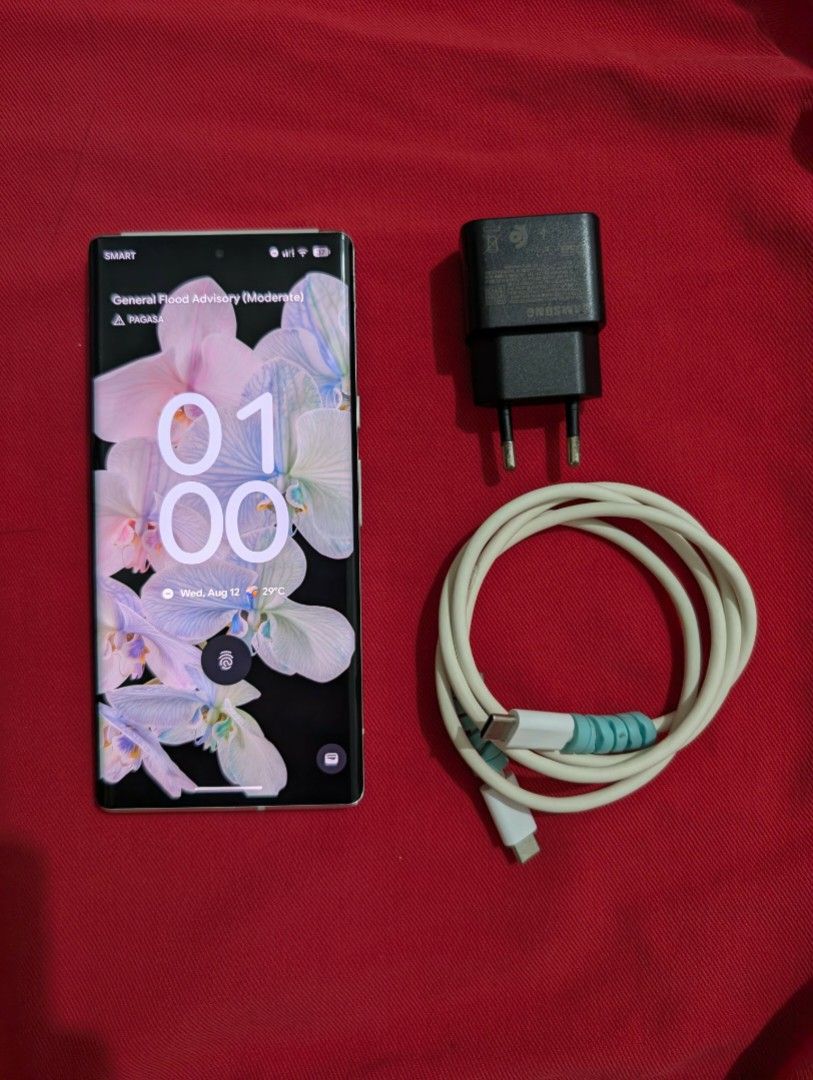 Google Pixel 6 Pro (Category: Google Pixel) located in Caloocan City. Submitted by therail17 (Listing ID 1453733048, Image 1). Description: - Google Pixel 6 Pro - Color: White - Clean and sleek design - All buttons and ports accessible - Ideal for everyday use - Ready for a new owner GOOGLE PIXEL 6 PRO 12/1256 * FOR SALE * TITLE: GOOGLE PIXEL 6 PRO * PRICE: 11.5k if PICK UP * ITEM CONDITION: Good * ADDITIONAL DETAILS: PERSONAL ITEM * VARIANT: US 