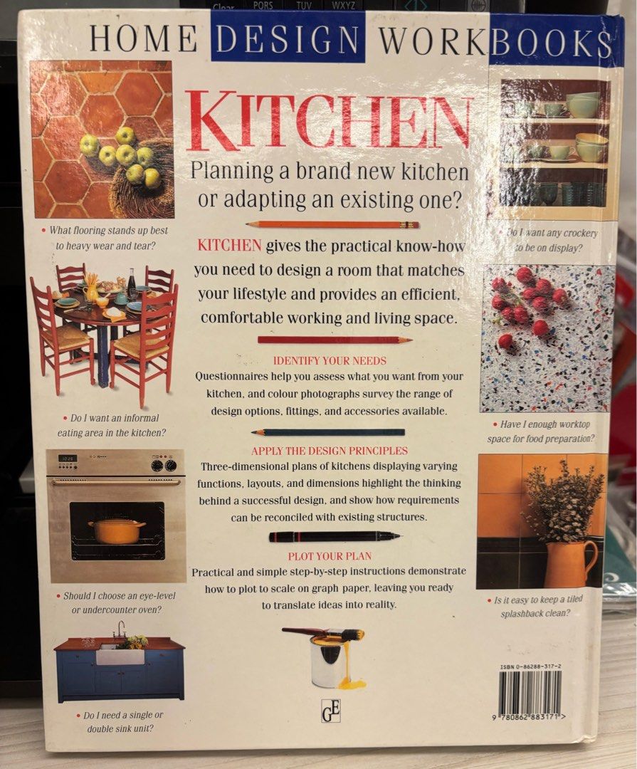 Guide for kitchen (Category: Storybooks) located in Singapore. Submitted by rollydr (Listing ID 1456597413, Image 2). Description: - Comprehensive guide for kitchen design and renovation. - Covers flooring, countertops, layouts, and appliances. - Offers practical advice and inspiration for creating your dream kitchen. - Features step-by-step instructions and illustrations. - Suitable for homeowners and DIY enthusiasts..