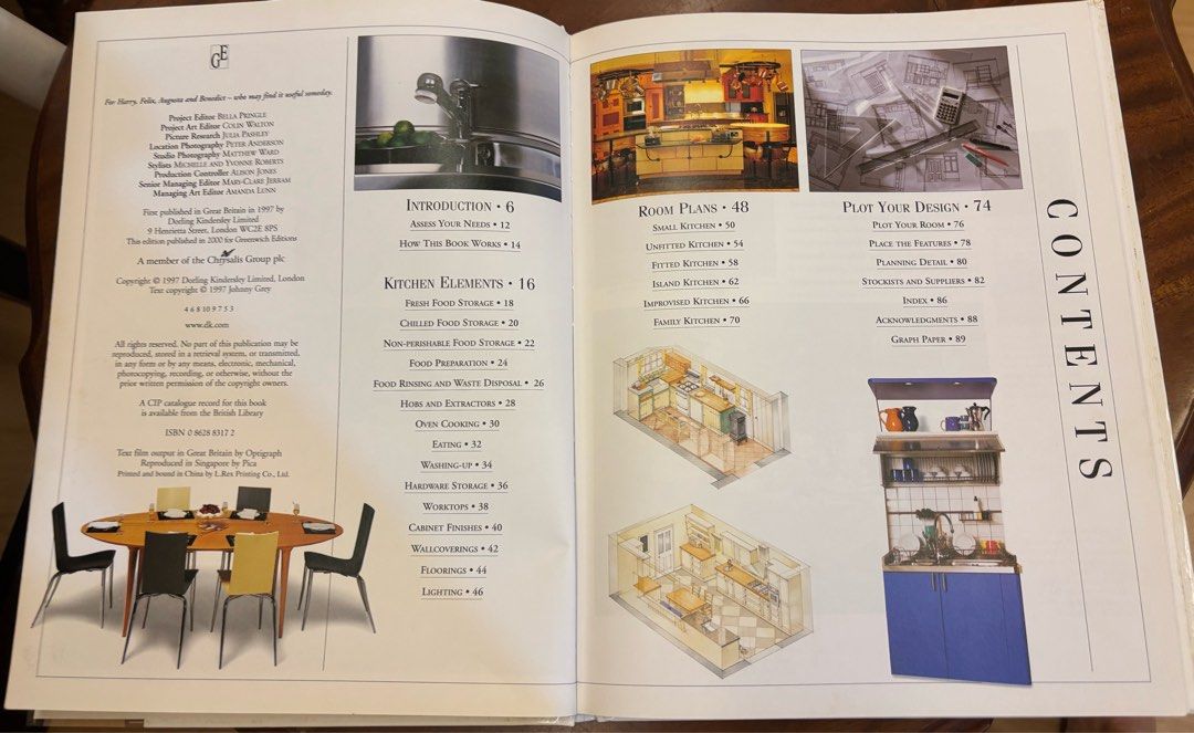 Guide for kitchen (Category: Storybooks) located in Singapore. Submitted by rollydr (Listing ID 1456597413, Image 5). Description: - Comprehensive guide for kitchen design and renovation. - Covers flooring, countertops, layouts, and appliances. - Offers practical advice and inspiration for creating your dream kitchen. - Features step-by-step instructions and illustrations. - Suitable for homeowners and DIY enthusiasts..