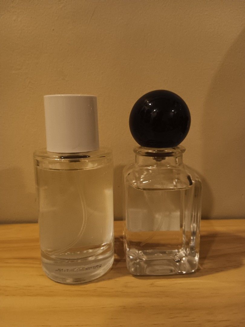Jamarias Pacific Chill & Sapphire RED Eau de Parfum (Category: Fragrance & Deodorants) located in Manila. Submitted by declutteraf (Listing ID 1456436730, Image 2). Description: Lacoste Red (Sapphire): Fresh Apple scent Pacific Chill (Jamarias): Citrus and mint, perfect for everyday bundle for 400 pesos (negotiable) also selling enzo scent adg, hemera nox decant (listing on my profile), all for 700 and freebie of victor hugo boss rfs: too many pe