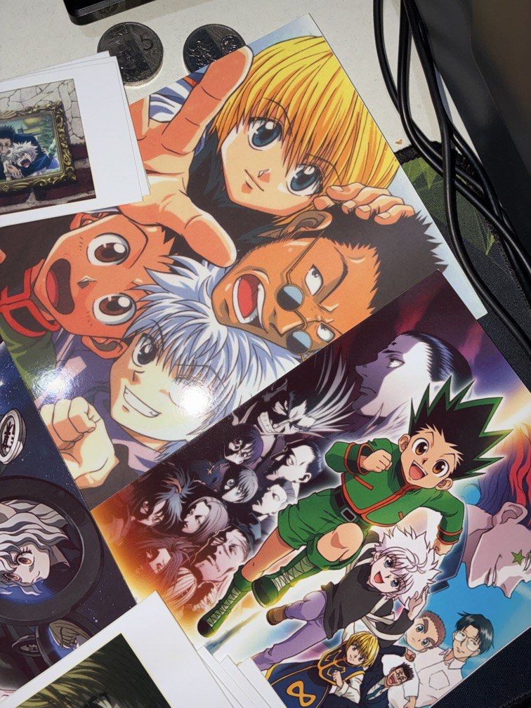 Hunter x Hunter Bundle Kit (Category: Raw Singles) located in Llanera. Submitted by sellerfanfic (Listing ID 1456549791, Image 3). Description: 3 posters 19 pcs rectangle photocard prints other 6 photo prints message for more photos and videos freebies included.
