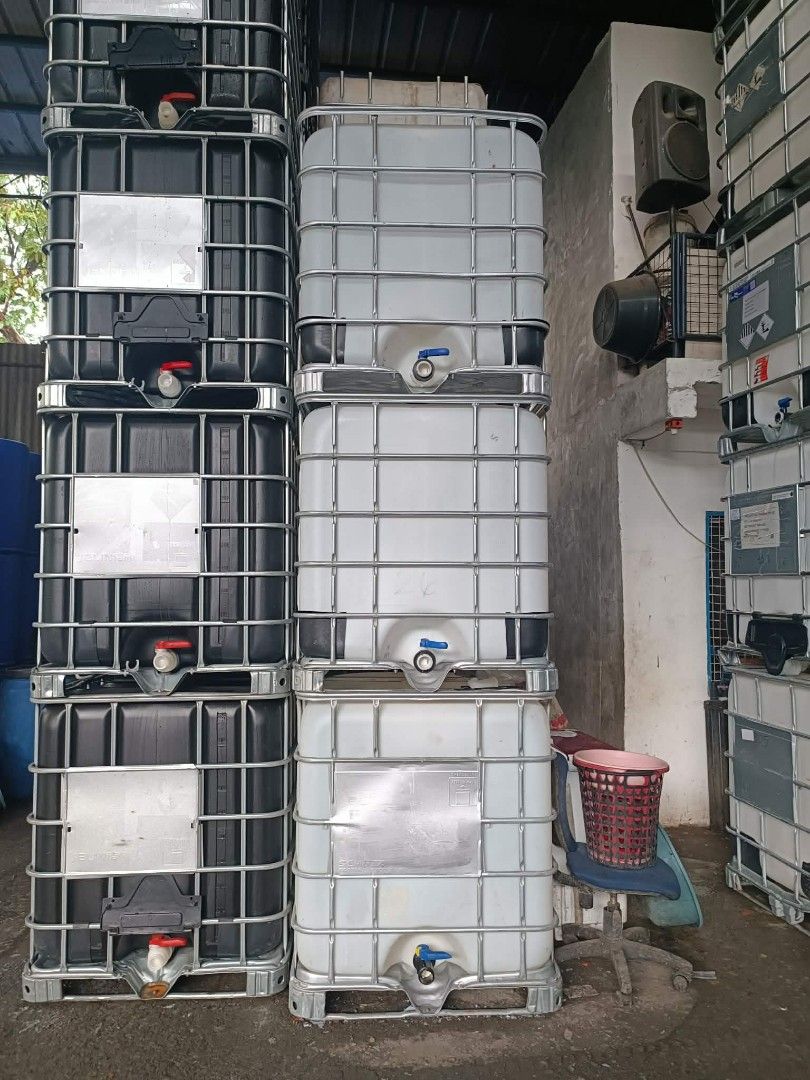Ibc tank 1000 liters (Category: Industrial Equipment) located in Manila. Submitted by ajtngco (Listing ID 1456582164, Image 1). Description: class a ibc tank ready to use previous content liquid detergent can be use for water storage or food.