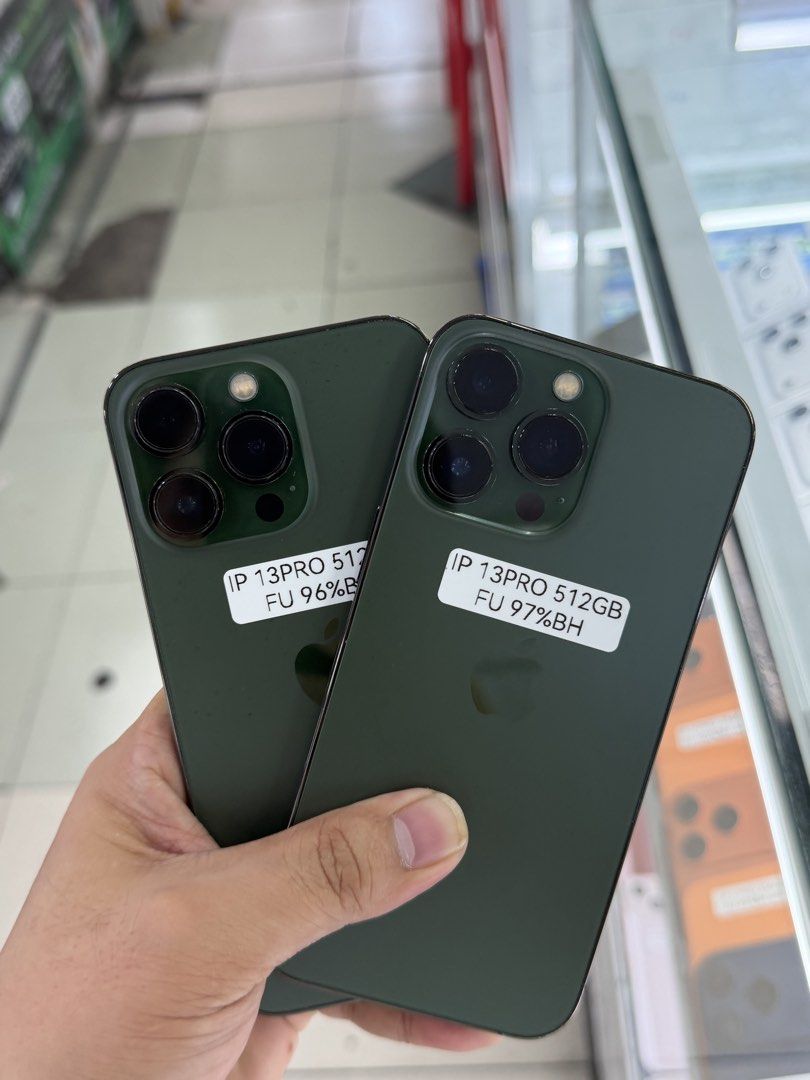 iPhone 13 Pro 512GB 97-98%BH Openline 99%smooth No issues (Category: iPhone 13 Series) located in San Juan City. Submitted by saabangadgetshop (Listing ID 1456460808, Image 2). Description: Onhand | Pre-owned iPhone 13 Pro 512GB OPENLINE NTC APPROVED Battery Health 97-98% NO HIDDEN ISSUES NO HISTORY OF REPAIR 99%Smooth TEST TO SAWA RESET ALL YOU WANT TEST ALL YOU WANT NOT REFURBISHED AUTHENTIC PHONE ALL WORKING (FREE 3UTOOLS) iPhones iPads only �