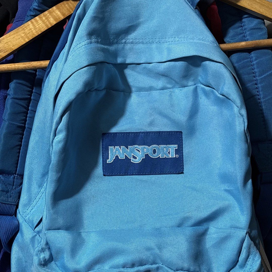 JanSport Backpack - Light Blue (Category: Backpacks) located in Caloocan City. Submitted by bonsatocha43876 (Listing ID 1456432637, Image 2). Description: - JanSport Backpack - Color: Light Blue - Condition: Very Good (with complete tags) - Dimensions: Width 14 inches, Length 20 inches - Price: PHP 850.