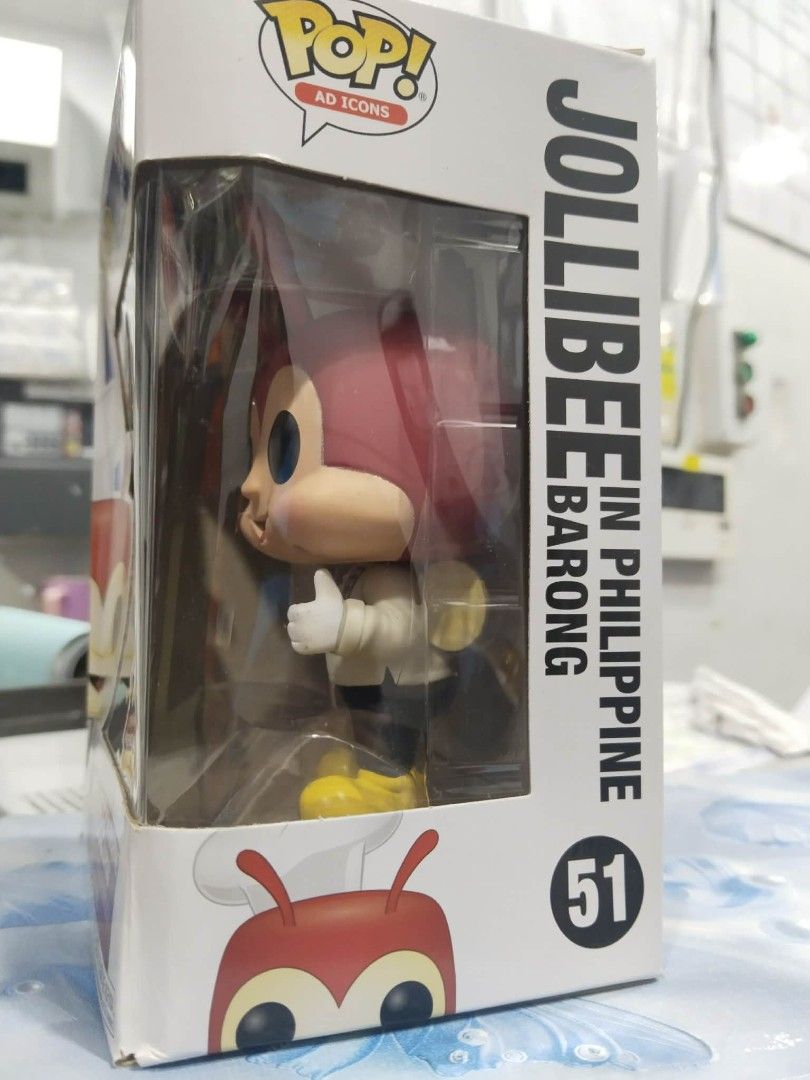 Jollibee funko pop (Category: Designer & Blind Box Toys) located in Taguig. Submitted by nippon.toki (Listing ID 1456453773, Image 2). Description: 999 each 5 pcs. available Please read! For sure buyer only! NO COD/COP No reservation The items will be sold to the first payer w/o prior notice. Verbal reservations are not acceptable. Note: All items are vintage. Please manage your expectations accordingly. G cash payment. Shipping via Lalamove Metr