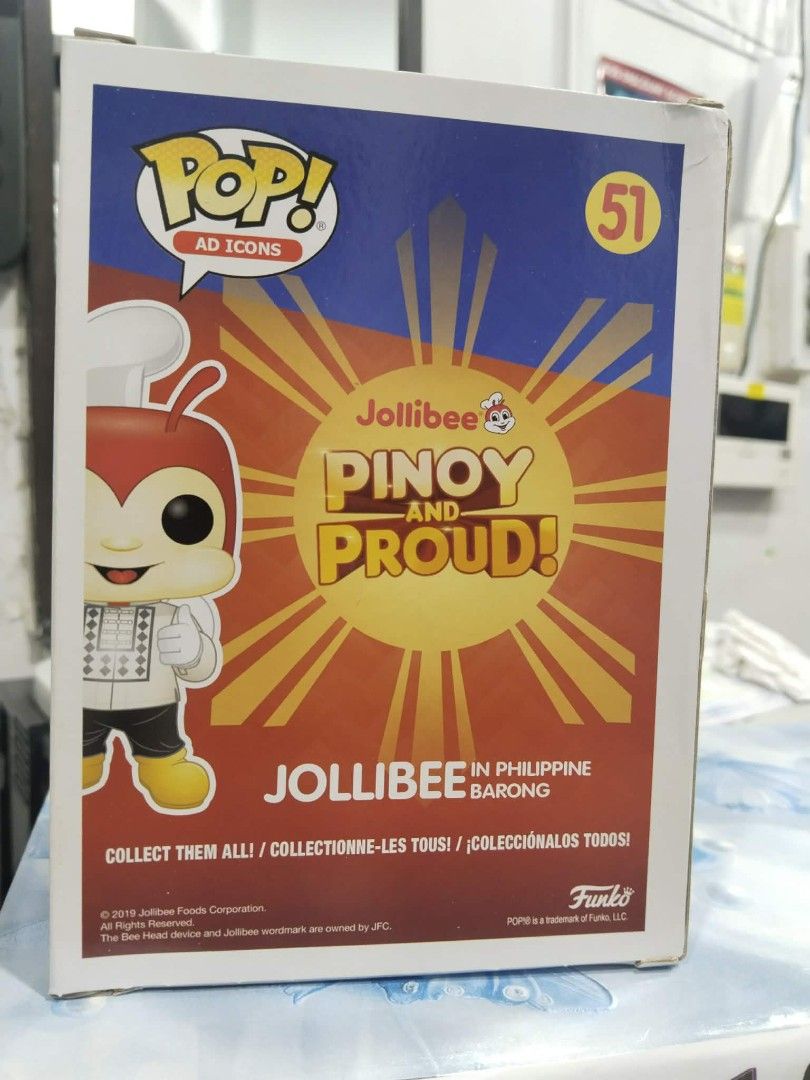 Jollibee funko pop (Category: Designer & Blind Box Toys) located in Taguig. Submitted by nippon.toki (Listing ID 1456453773, Image 3). Description: 999 each 5 pcs. available Please read! For sure buyer only! NO COD/COP No reservation The items will be sold to the first payer w/o prior notice. Verbal reservations are not acceptable. Note: All items are vintage. Please manage your expectations accordingly. G cash payment. Shipping via Lalamove Metr