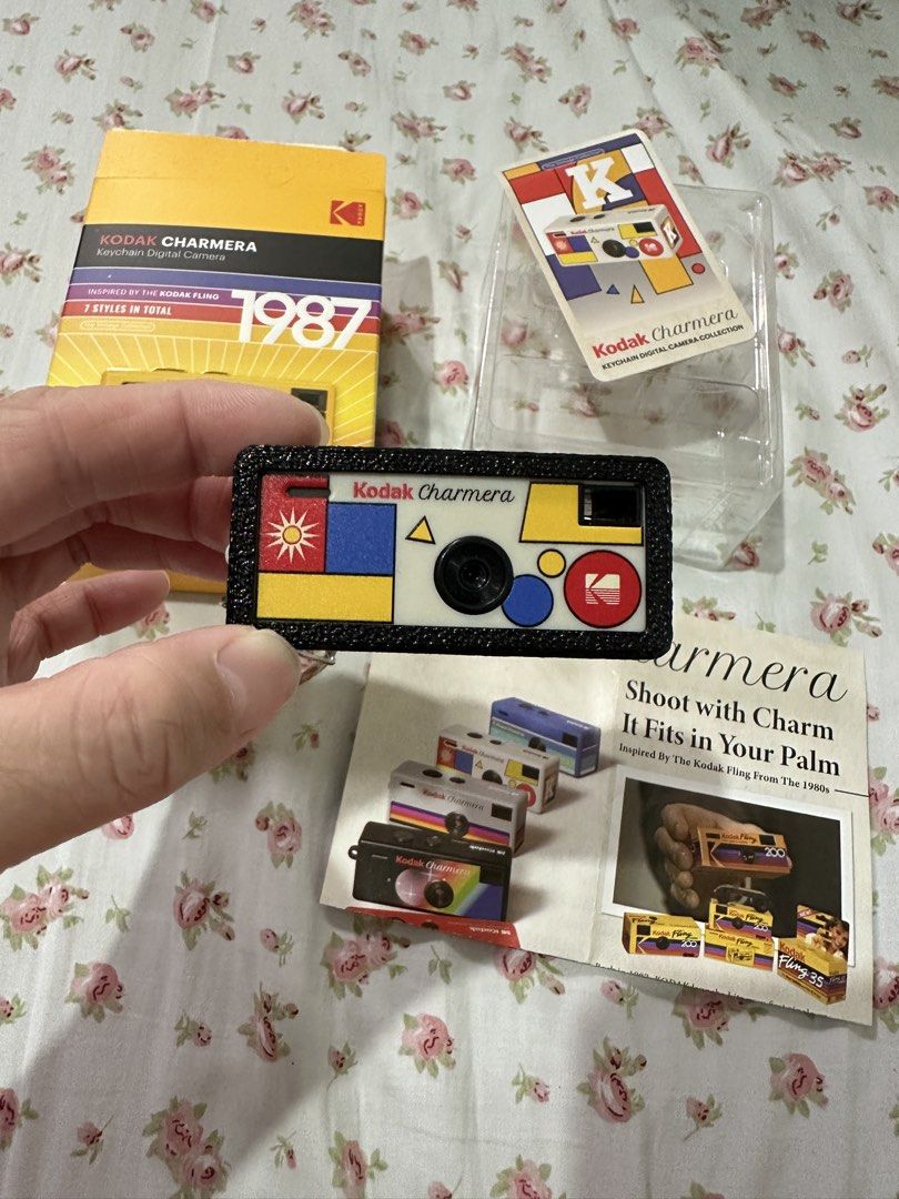 Kodak Charmera (Category: Cameras) located in Makati City. Submitted by thedoggonegirl (Listing ID 1456510535, Image 1). Description: Selling my rarely used charmera. Purchased in May 2026. Original charging cable has been lost, but will provide a replacement. With free SD card. Price is still negotiable. Location: Makati or BGC..