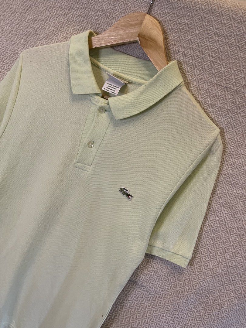 Lacoste polo shirt (Category: Tshirts & Polo Shirts ) located in Manila. Submitted by hypestock_mnl (Listing ID 1456455096, Image 2). Description: Need repair on side.