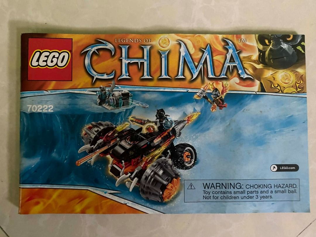 LEGO Chima 70222 Laval's Fire Lion (Category: Lego & Building Sets) located in Caloocan City. Submitted by rickki_t (Listing ID 1456481777, Image 1). Description: Condition: ✅ - includes original instruction manual - includes built model - incomplete - some pieces missing (sold as-is) - no box included What you see is what you get.