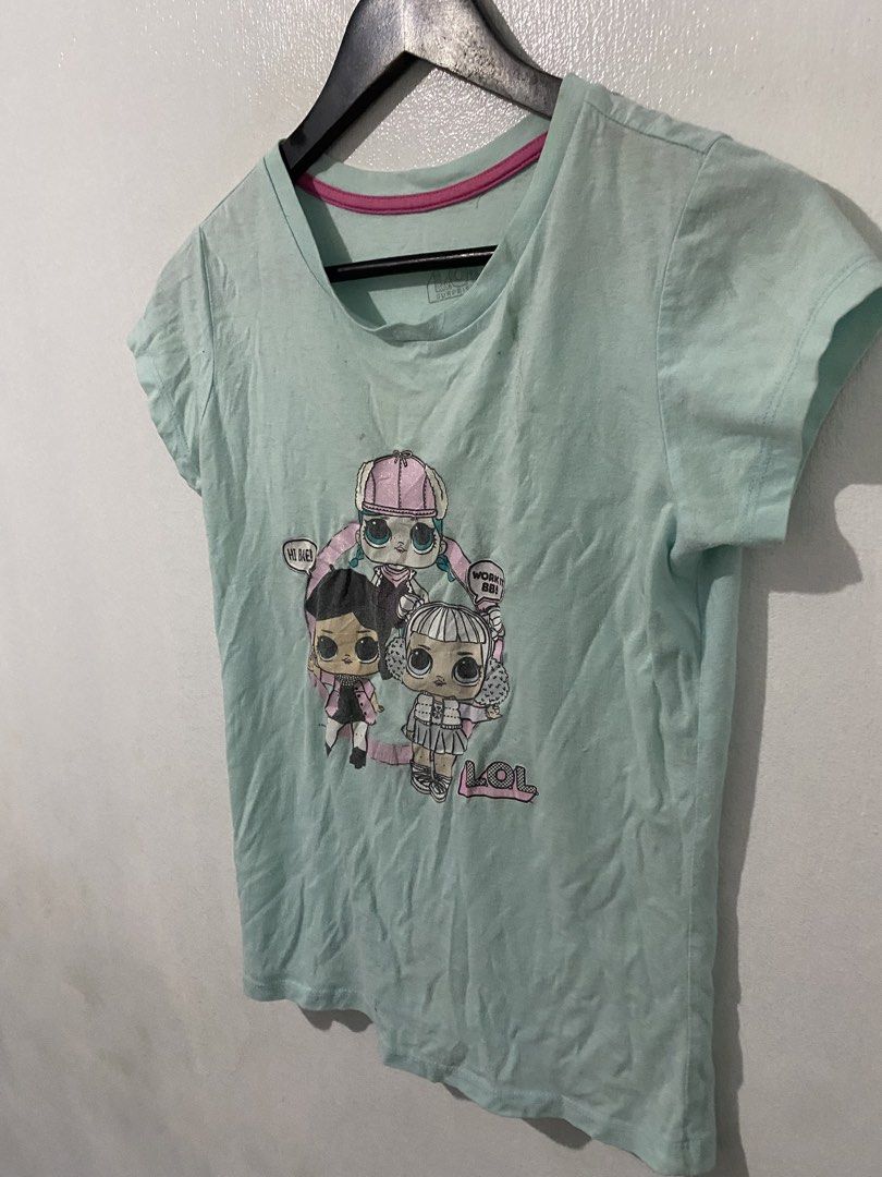Lol small womens shirt tee tops (Category: Shirts) located in Quezon City. Submitted by manilablacksheep (Listing ID 1456543789, Image 1). Description: 17.5wx25L Item storage code b52Aa.