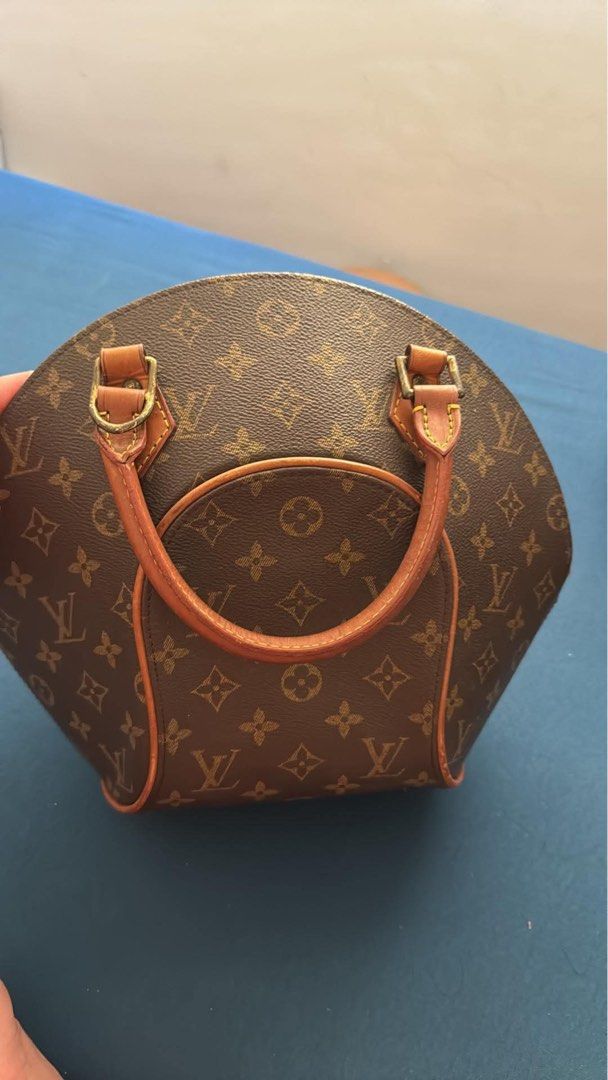Louis Vuitton Monogram Canvas Ellipse Bag (Category: Luxury Bags & Wallets) located in Dasmarinas. Submitted by rinz0man (Listing ID 1456455422, Image 1). Description: - Classic Louis Vuitton Ellipse bag - Monogram canvas with leather trim and handles - Secure zipper closure - Includes original lock and key - Clean interior - Exterior shows some signs of wear on leather trim and handles - Timeless and iconic LV accessory.