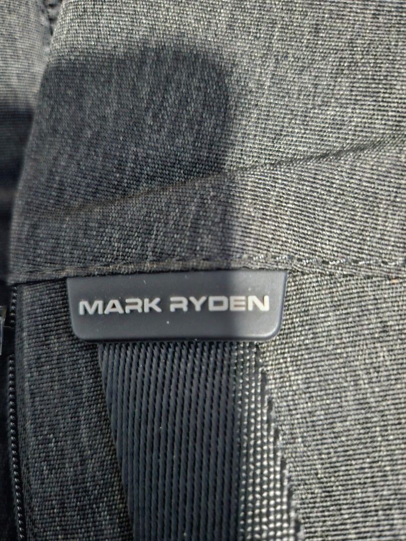 Mark Ryden Anti-Theft Backpack with TSA Lock (Category: Backpacks) located in Manila. Submitted by mistyricst08057 (Listing ID 1456524815, Image 1). Description: - Dark grey Mark Ryden backpack - Built-in TSA lock for enhanced security - Ample storage with multiple compartments - Comfortable padded shoulder straps - Ideal for travel and daily commutes - Smooth, reliable zippers - Overall clean and well-maintained appearance.