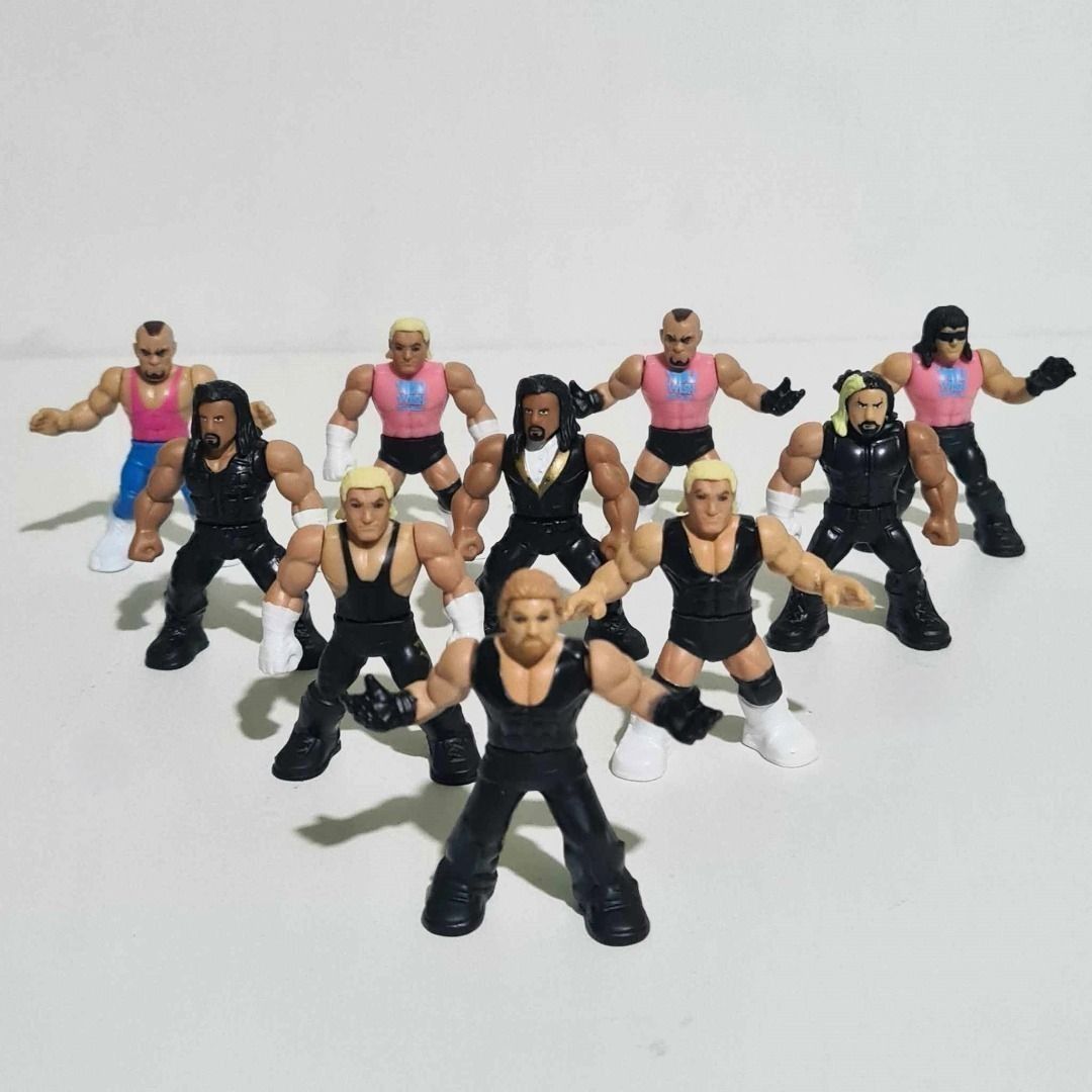 Mini Wrestlers (10pcs) - set sale (Category: Kids Toys) located in Antipolo. Submitted by legit1o1 (Listing ID 1456457886, Image 1). Description: Mini Wrestlers (10pcs) Price: 1000 (set of 10) *what you see is what you get Fixed Price Antipolo Location *MoP: Metrobank / Gcash *No Reservation *Payment First (first to pay policy) *Nationwide Delivery / Shipping via lbc or lalamove at buyers expense.