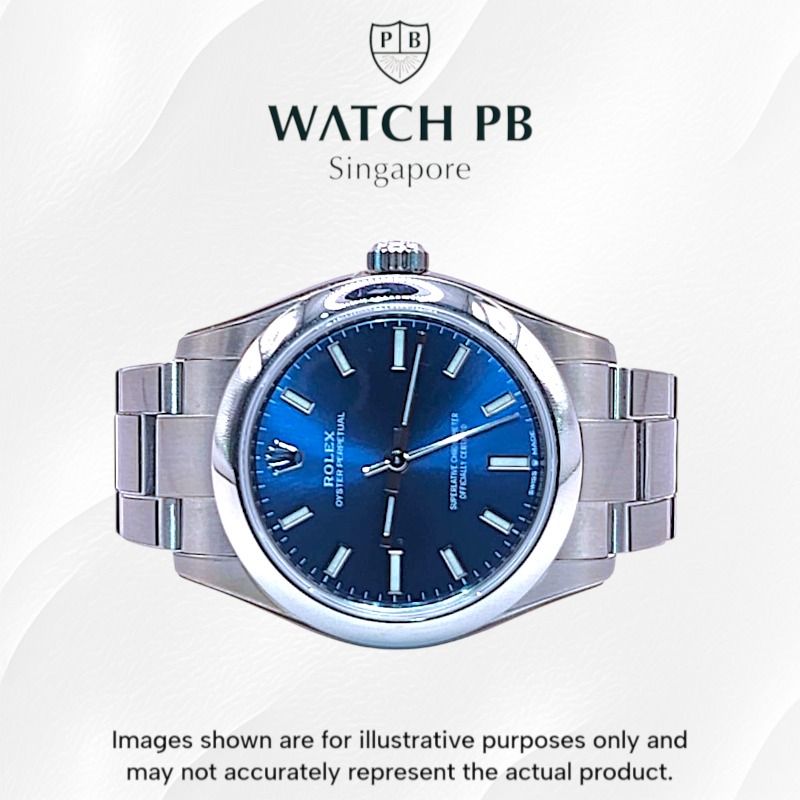 Mint 2023/04 Rolex Oyster Perpetual 31mm - 277200 Blue Dial PB1688 (Category: Watches) located in Singapore. Submitted by watch_playboy (Listing ID 1456478689, Image 1). Description: Brand: Rolex Model: 277200 (PB1688) Condition: Mint (with Protection Film) Dial: Blue Case Diameter: 31 mm Material: Stainless Steel Original box: Yes Original cert/papers: Yes Dated: 2023/04 Warranty: 5 Years International Warranty from Original Date of Purchase fro