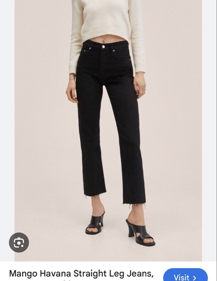 MNG Denim Havana Jeans (Category: Jeans) located in Dasmarinas. Submitted by nadui (Listing ID 1456449717, Image 1). Description: - Brand: MNG - Model: Havana - Closure: Button fly - Detail: Raw hem - Waist: 24 inches - Length: 35.5 inches - Origin: Made in Pakistan - Style: Casual Condition: no major flaws. In excellent condition. Rfs: decluttering *️⃣ MOP: Gcash or Bank transfer.