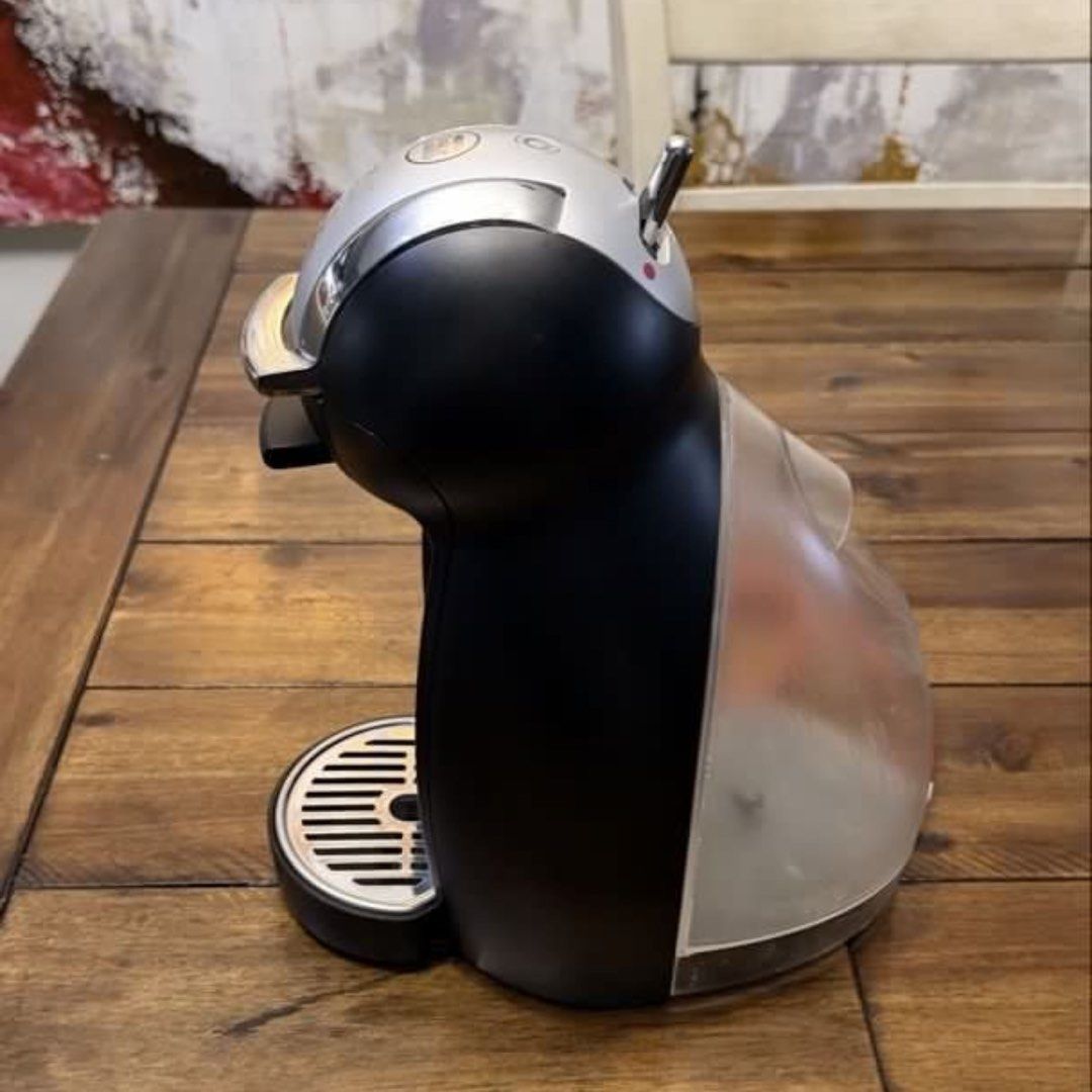 NESCAFÉ Dolce Gusto Genio 2 Automatic Capsule Coffee Machine (Matt Black) (Category: Coffee Machines & Makers) located in Makati City. Submitted by theSeller (Listing ID 1456501067, Image 2). Description: Already used. Manage your expectations. Still functional. RFS: Decluttering ---------------------------- SELLER’S POLICY: First to pay, first to get. No holding. No reservations. PAYMENT GCash or bank transfer only. SHIPPING Buyer ang magbo-book