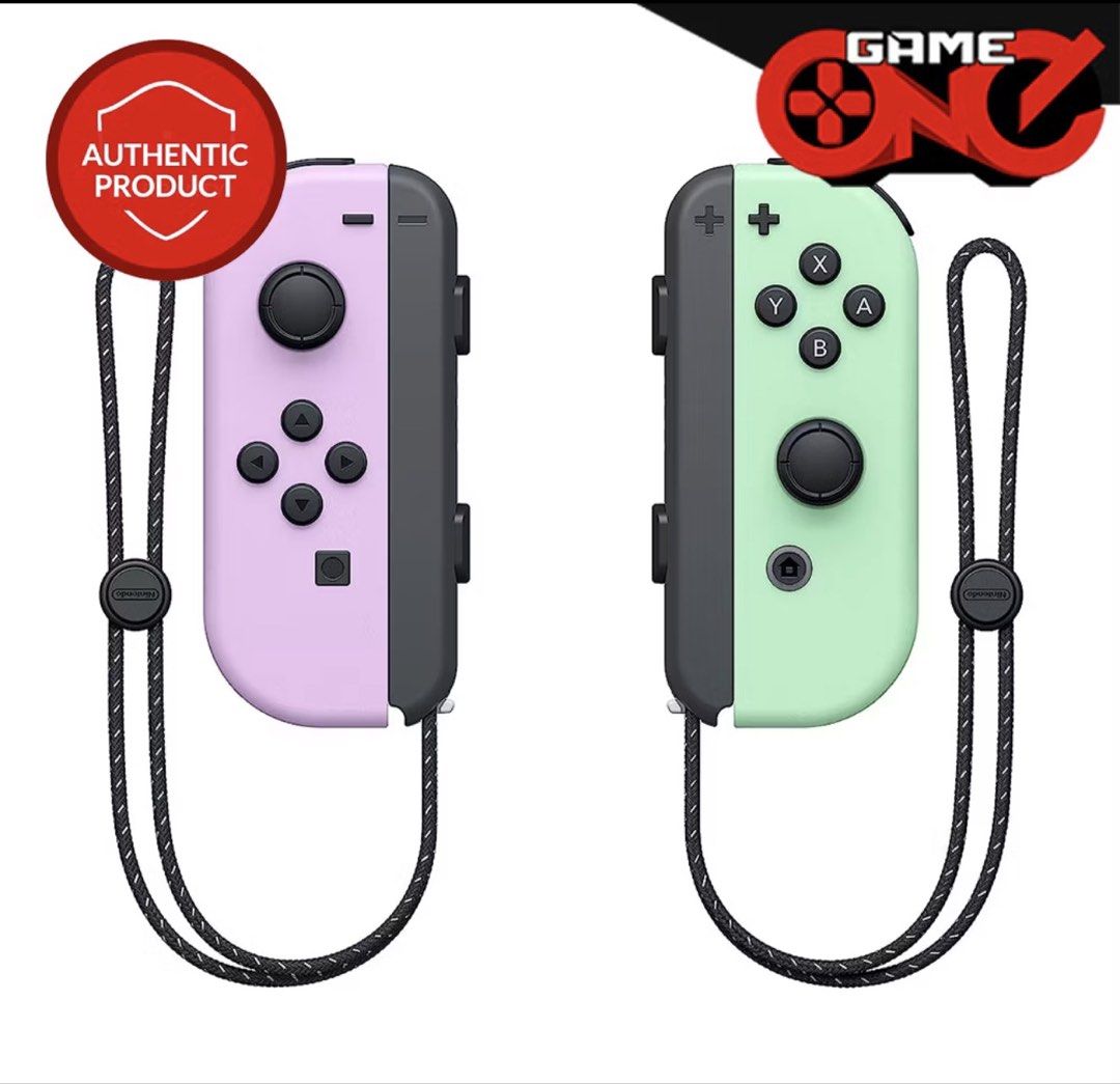 nintendo switch oled joycons (green + purple) (Category: Nintendo) located in Cebu City. Submitted by kissnkie (Listing ID 1456565216, Image 1). Description: switch oled joycons sold my switch already with free clear case & original switch grip slightly nego for sure buyers but no to lowballers.