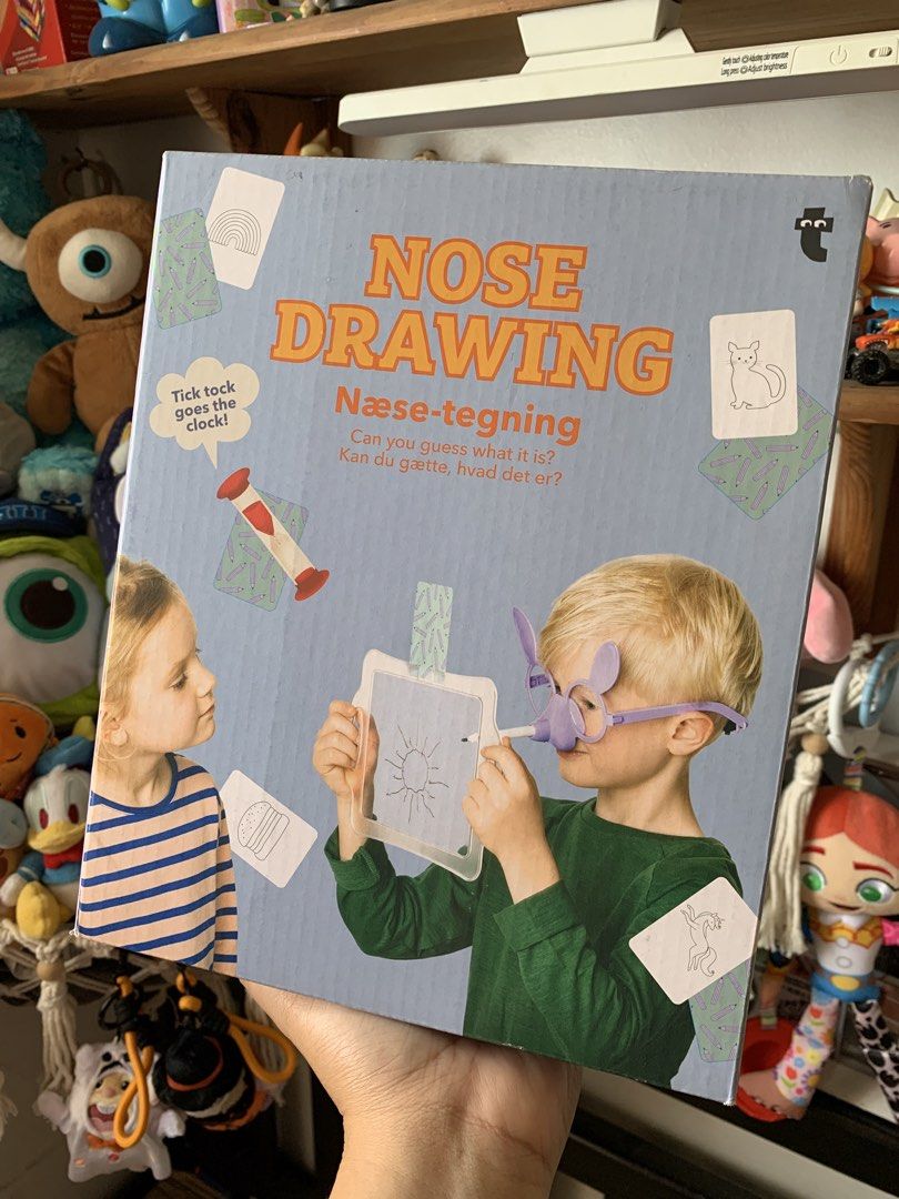 Nose Drawing game (Category: Board Games & Puzzles) located in Imus. Submitted by plushfinds (Listing ID 1456571892, Image 1). Description: Perfect for game/family night.