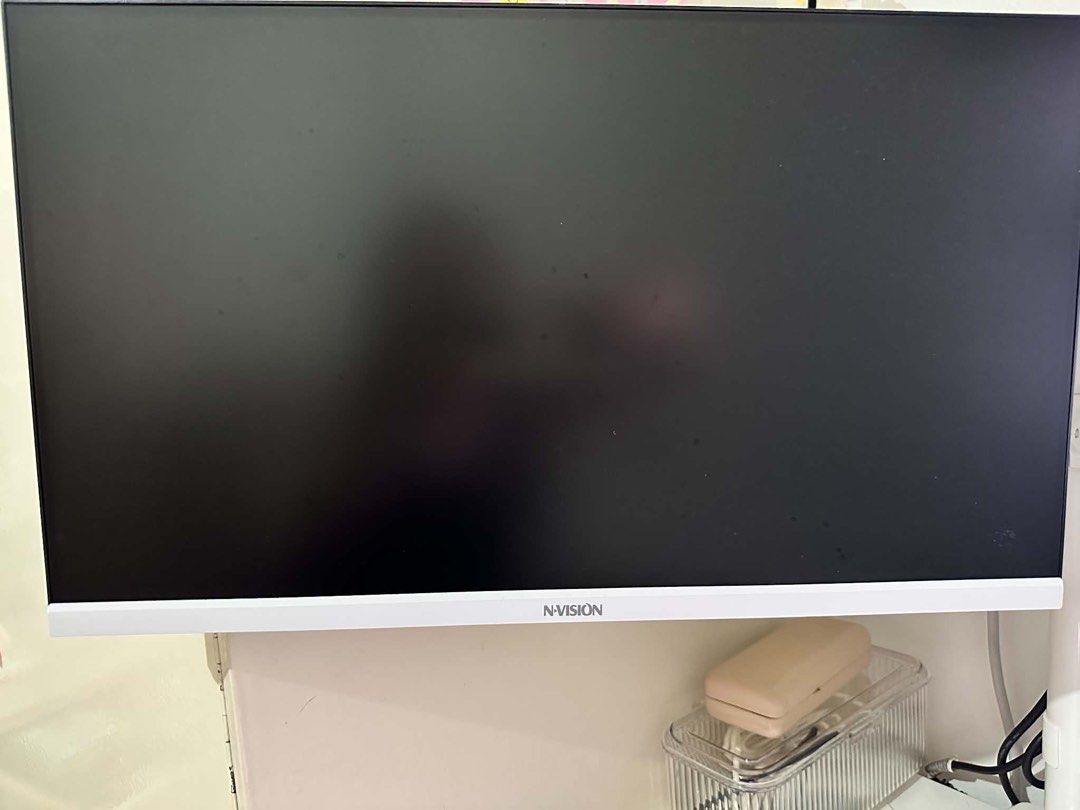 NVISION MONITOR 120 HZ WHITE (Category: Monitor Screens) located in Manila. Submitted by rizmnl (Listing ID 1456432583, Image 2). Description: 22 inches, 120hz Color: white HDMI & VGA supported With stand and box Issues: none; used for a month.