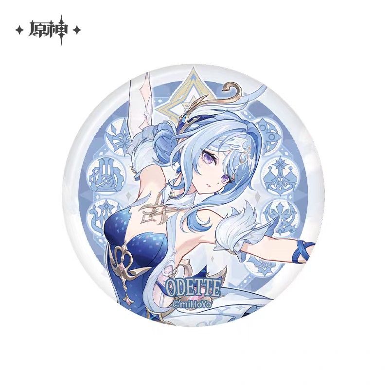 Official Genshin Impact Odette (Category: Character Goods) located in General Mariano Alvarez. Submitted by eiimei (Listing ID 1456599482, Image 2). Description: I WONT ENTERTAIN PEOPLE WHO DOESNT READ DESCRIPTION Release: May - June 2027 (not accurate, may come early min 3 months)(subject to further notice if theres a delay) ETA (PH): 1 month after release ❄️ITEM • Badge Pin - P190 Product size: 75mm Points: 12 • Acrylic Stand - P720 Product siz