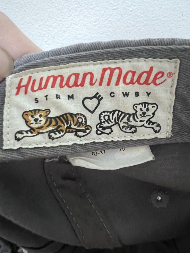 OG Human Made Script Cap (Category: Caps & Hats) located in Singapore. Submitted by innermostt (Listing ID 1456514538, Image 2). Description: OG 2020 Script cap in grey Rare piece Condition overall: 7 / 10 No tear just worn Human made , cap , baseball cap , grey cap.