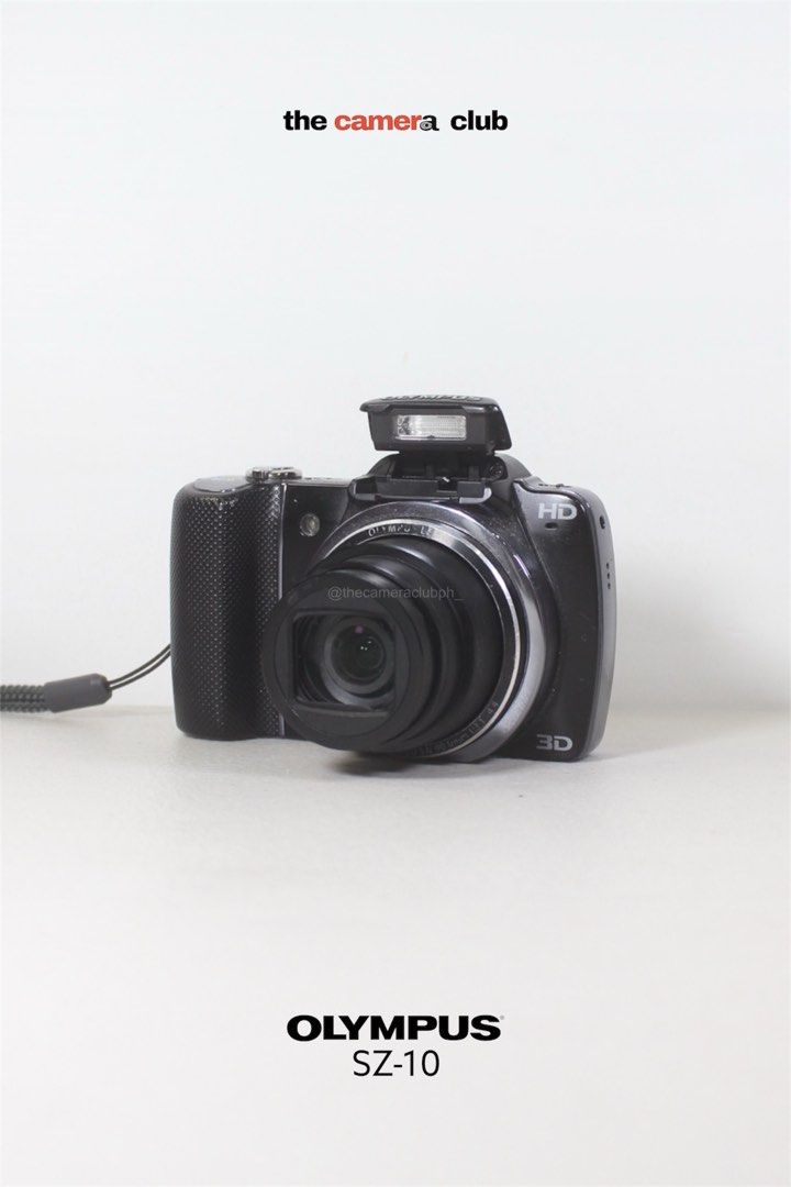 Olympus SZ-10 14.0 MP Digital Camera (Category: Cameras) located in Tarlac. Submitted by thecouclub (Listing ID 1456443679, Image 1). Description: Olympus SZ-10 14.0 MP Digital Camera ♡ ̆̈ CCD sensor ♡ ̆̈ pop-up flash working ♡ ̆̈ 720p HD movie mode ♡ ̆̈ Dual Image Stabilization ♡ ̆̈ scene modes (portrait, night, etc.) ♡ ̆̈ 3D photo ♡ ̆̈ 18× optical zoom ♡ ̆̈ 4× digital zoom ♡ ̆̈ date stamp ♡ ̆̈ 3.0″ LCD display ♡ ̆̈ all buttons working ♡ ̆̈ clea