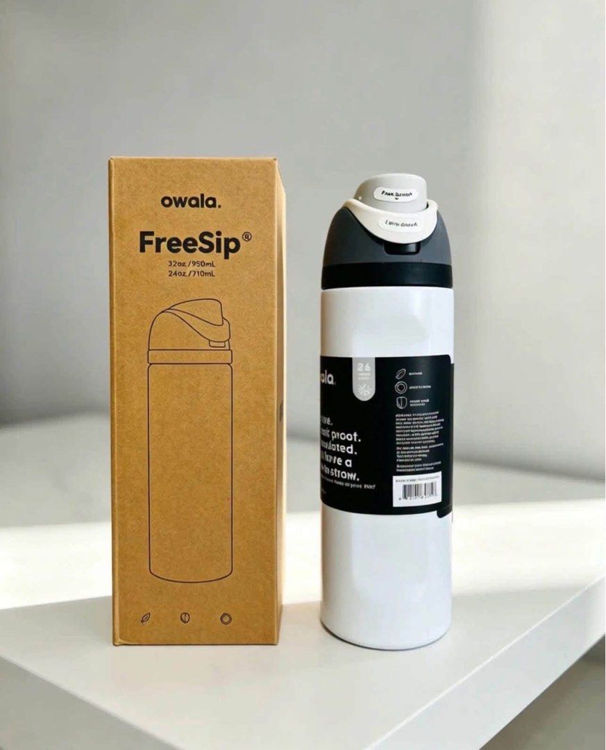 Owala FreeSip Water Bottle - 24oz/710mL (Category: Water Bottles & Tumblers) located in Manila. Submitted by louiselainne (Listing ID 1456582539, Image 2). Description: - Owala FreeSip Water Bottle - Size: 24oz / 710mL - Features: Leak-proof, insulated, built-in straw - Available in multiple colors - Ideal for staying hydrated on the go.