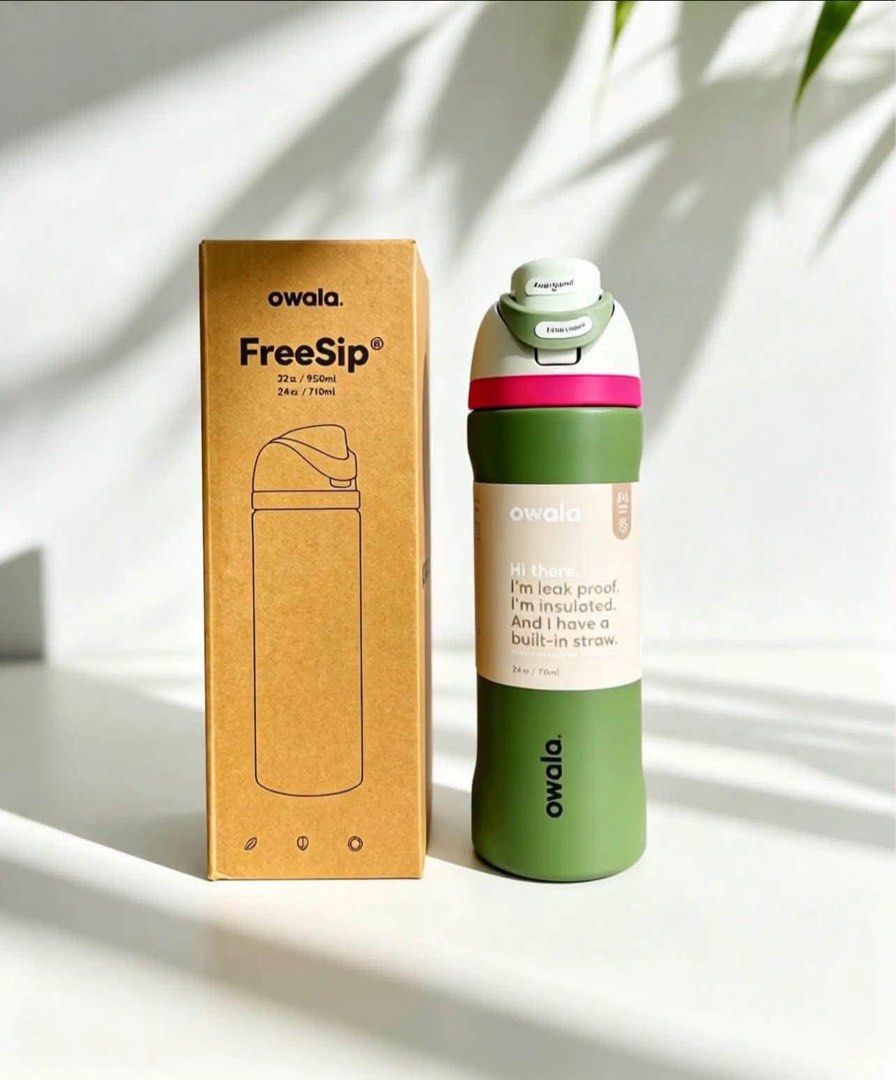 Owala FreeSip Water Bottle - 24oz/710mL (Category: Water Bottles & Tumblers) located in Manila. Submitted by louiselainne (Listing ID 1456582539, Image 3). Description: - Owala FreeSip Water Bottle - Size: 24oz / 710mL - Features: Leak-proof, insulated, built-in straw - Available in multiple colors - Ideal for staying hydrated on the go.