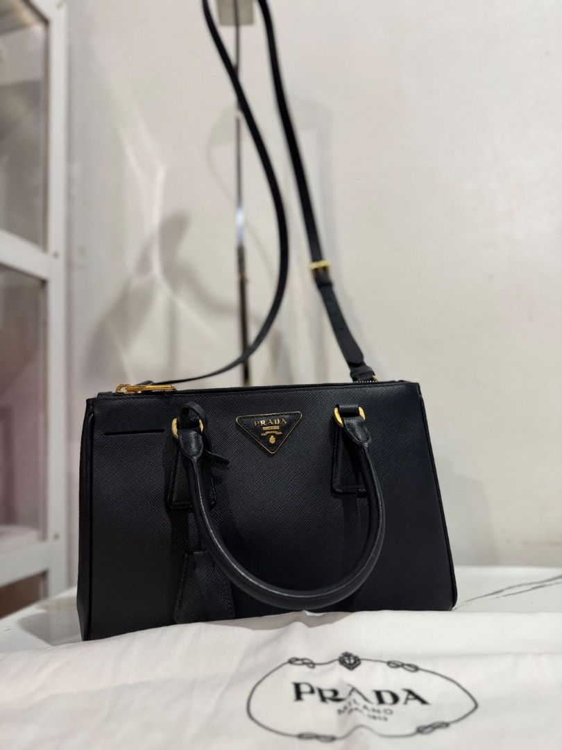 Prada Galleria Small (Category: Luxury Bags & Wallets) located in Bacolod City. Submitted by luxxcollectionsbytetz (Listing ID 1456528559, Image 3). Description: With Prada dustbag only .