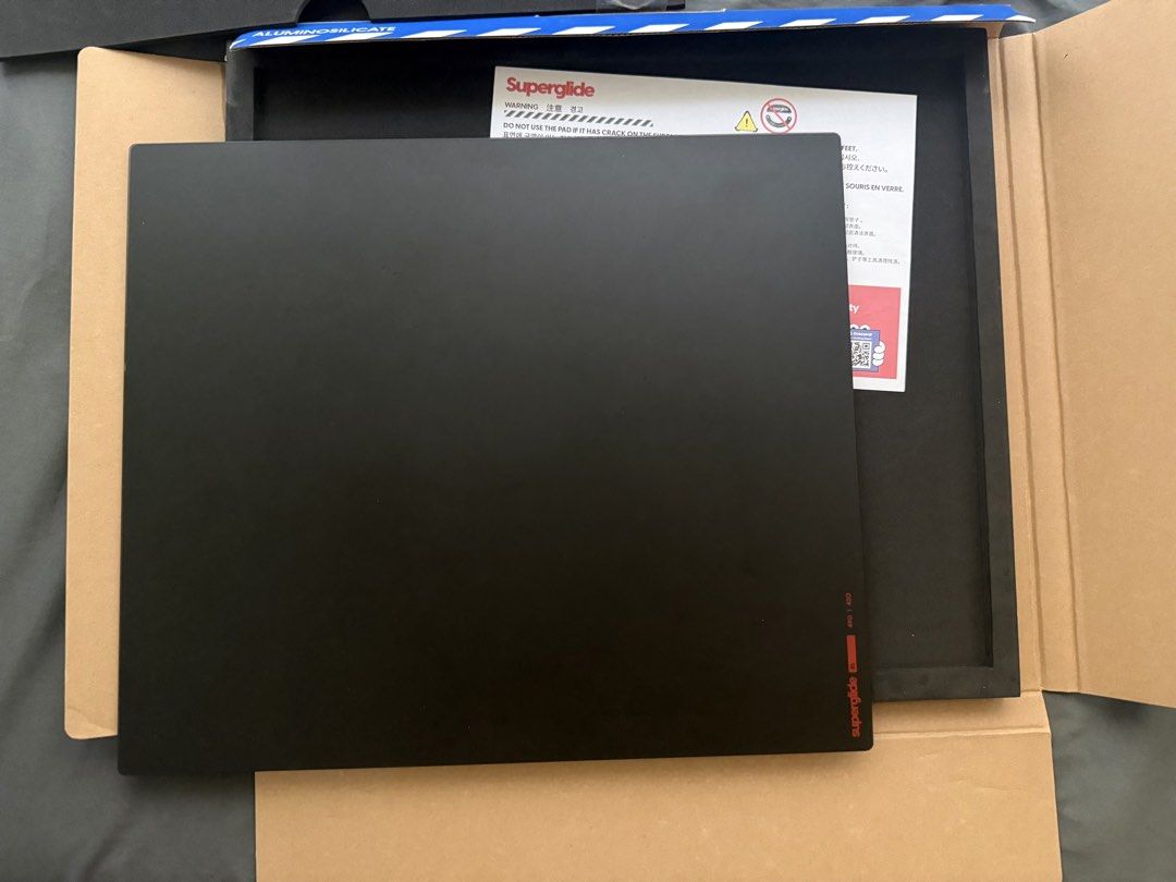 Pulsar Superglide Glass Mousepad XL Black (Category: Mouse & Mousepads) located in Manila. Submitted by eapr02 (Listing ID 1456502265, Image 2). Description: Good as new Smooth, zero scratches RFS: Too big for current set up.