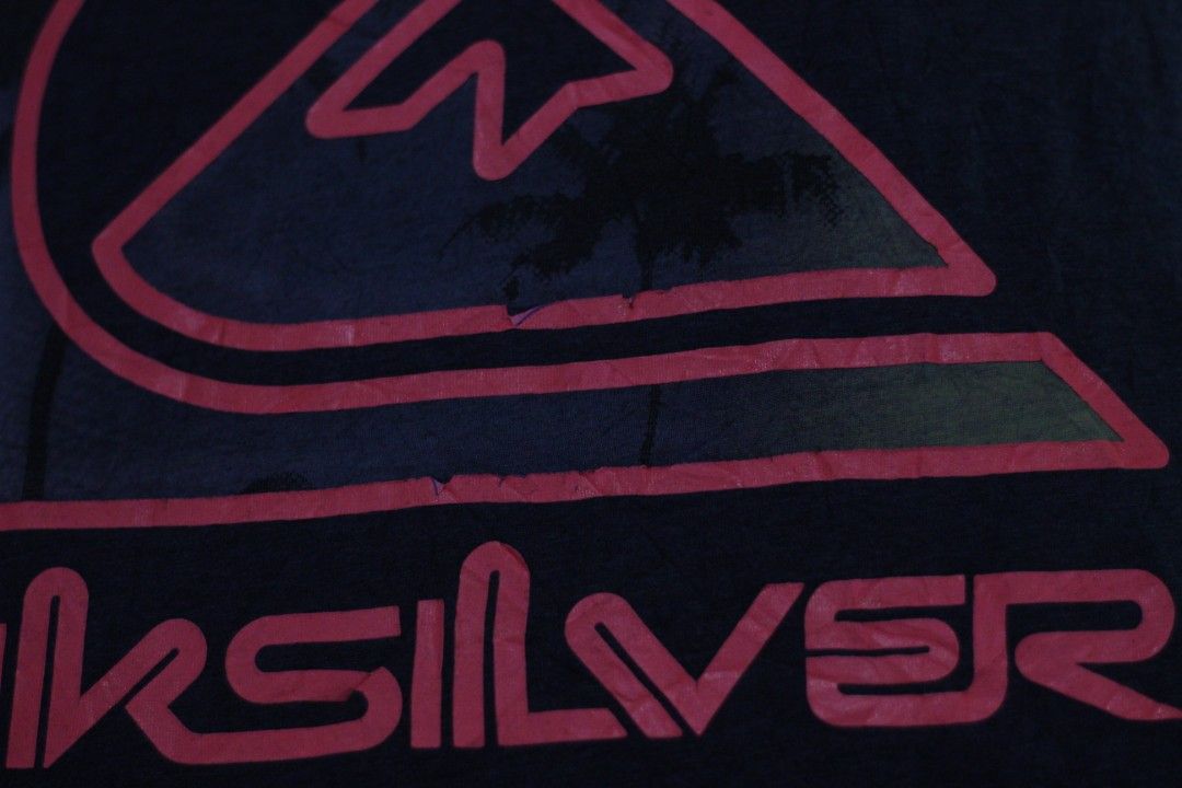 Quick silver t-shirt (Category: Activewear) located in Calabanga. Submitted by foxsthrift_420 (Listing ID 1456542005, Image 3). Description: size large need wash/damage on print good condition dm/pm.