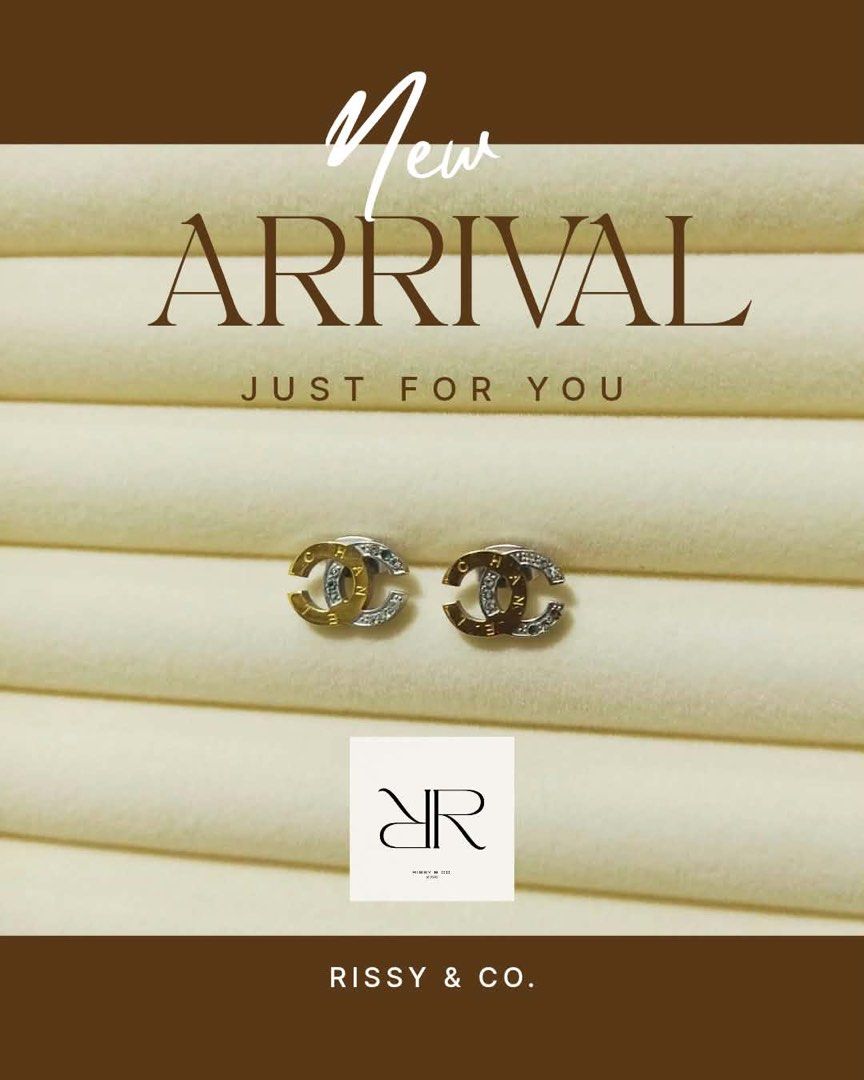 Rissy & Co. CC inspired earrings (Category: Earrings) located in Quezon City. Submitted by mnletc (Listing ID 1456556813, Image 1). Description: Classy CC inspired earrings Made to impress everyone Your everyday luxe stainless jewelry.