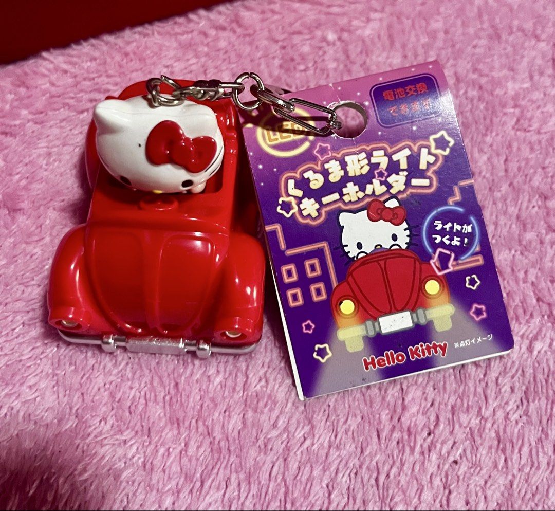 Sanrio Hello Kitty Car-Shaped Light Keychain (Category: Character Goods) located in Valenzuela. Submitted by cherrysan_911 (Listing ID 1456466211, Image 1). Description: .