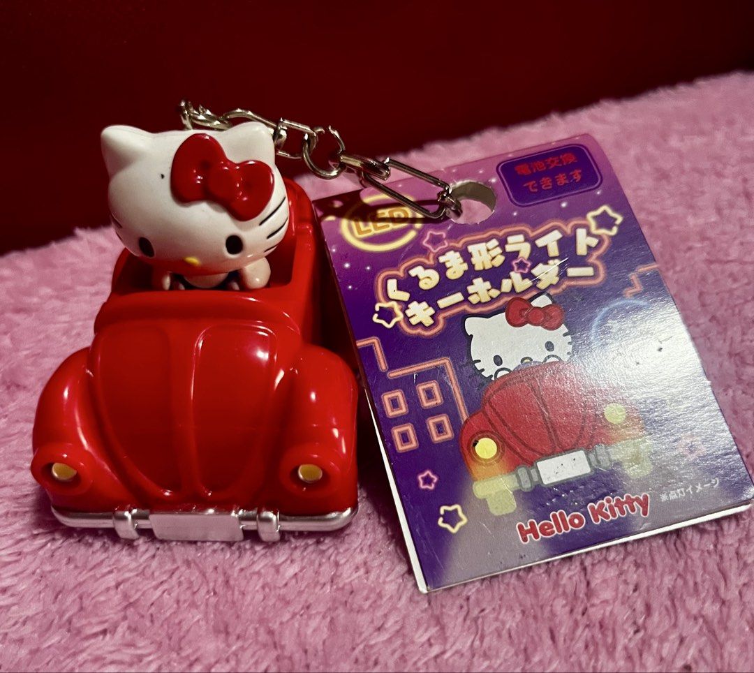Sanrio Hello Kitty Car-Shaped Light Keychain (Category: Character Goods) located in Valenzuela. Submitted by cherrysan_911 (Listing ID 1456466211, Image 3). Description: .