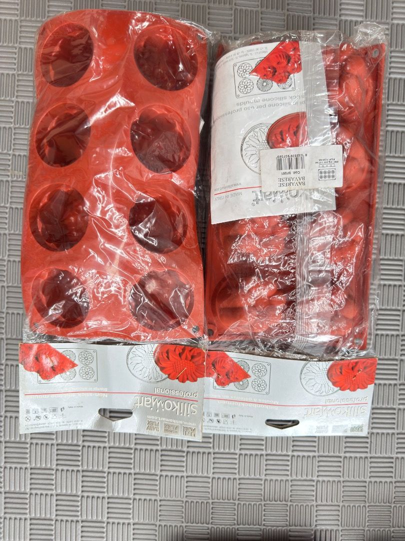 Silikomart Silicone Baking Molds - Various Shapes (Category: Bakeware) located in Marikina City. Submitted by swifttree.36ddf8 (Listing ID 1456521598, Image 3). Description: - Silikomart silicone baking molds - Includes round, oval, and flower shapes - Ideal for cakes, chocolates, and candies - Made from food-grade silicone - Easy to clean and use - Versatile for creative baking projects - some has no plastic but remain clean and unused - SOLD PE
