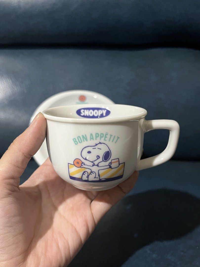 Snoopy Bon Appetit Teacup and Saucer (Category: Coffee & Tea Tableware) located in Lucena. Submitted by aisanolshop (Listing ID 1456485541, Image 3). Description: .