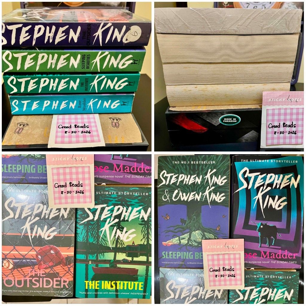 Stephen King - The Ultimate Storyteller edition books (Category: Storybooks) located in Quezon City. Submitted by creedreads_est24 (Listing ID 1456589182, Image 2). Description: Ptpa, books for sale! 📚💸 ✨️PLEASE READ ALL DETAILS BELOW TY! 👀 Mix of brand new and preloved books (very good to good condition) all authentic! 💯 no counterfeits!❌️ 📍location: Quezon City 💸mop: (payment first) gcash, maya, or bank (Maribank, Metrobank, UB) 🚚mod: JN