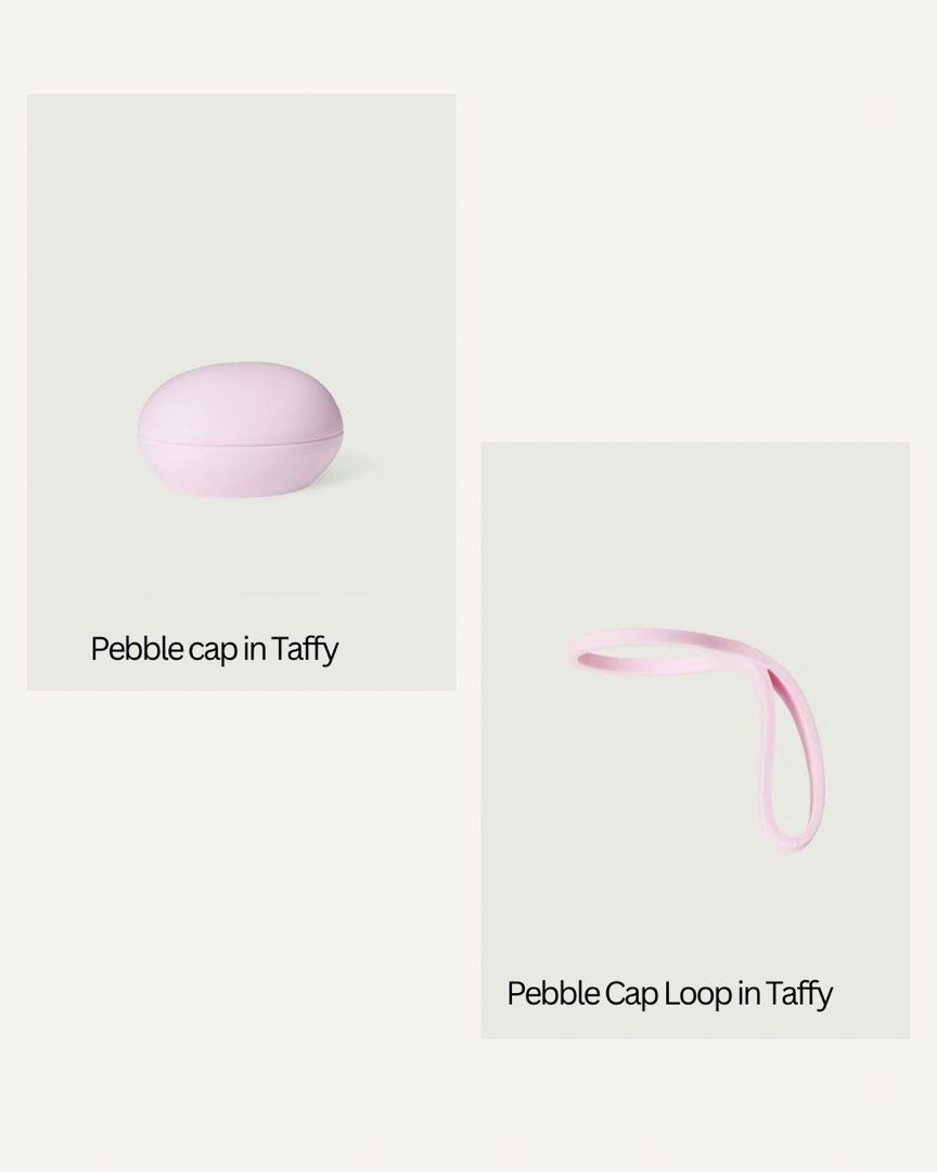Sunnies Flask Pebble Cap and Loop in Taffy (Category: Water Bottles & Tumblers) located in Paranaque City. Submitted by closetanghelita (Listing ID 1445744075, Image 2). Description: Still new and never got to use Compatible with all Sunnies Flask bottles 📍Parañaque Can ship with J&T or lalamove.