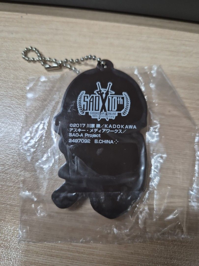 Sword Art Online SAO Eugeo rubber keychain (Category: Character Goods) located in San Juan City. Submitted by paulatuld (Listing ID 1456497517, Image 2). Description: .