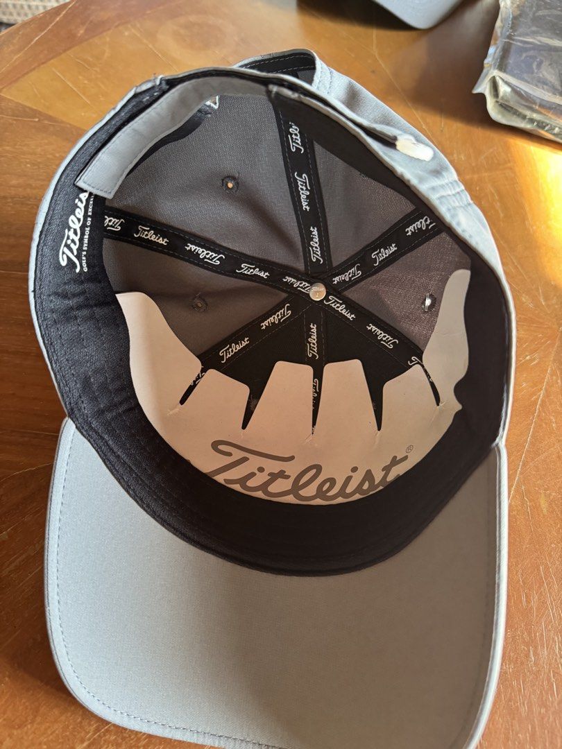 "Titleist Players Performance Ballmarker Cap in Grey (Category: Caps & Hats) located in Quezon City. Submitted by baroqueboy (Listing ID 1456576386, Image 3). Description: Titleist Players Performance Ballmarker Cap in Grey Size OSFM Brand new.