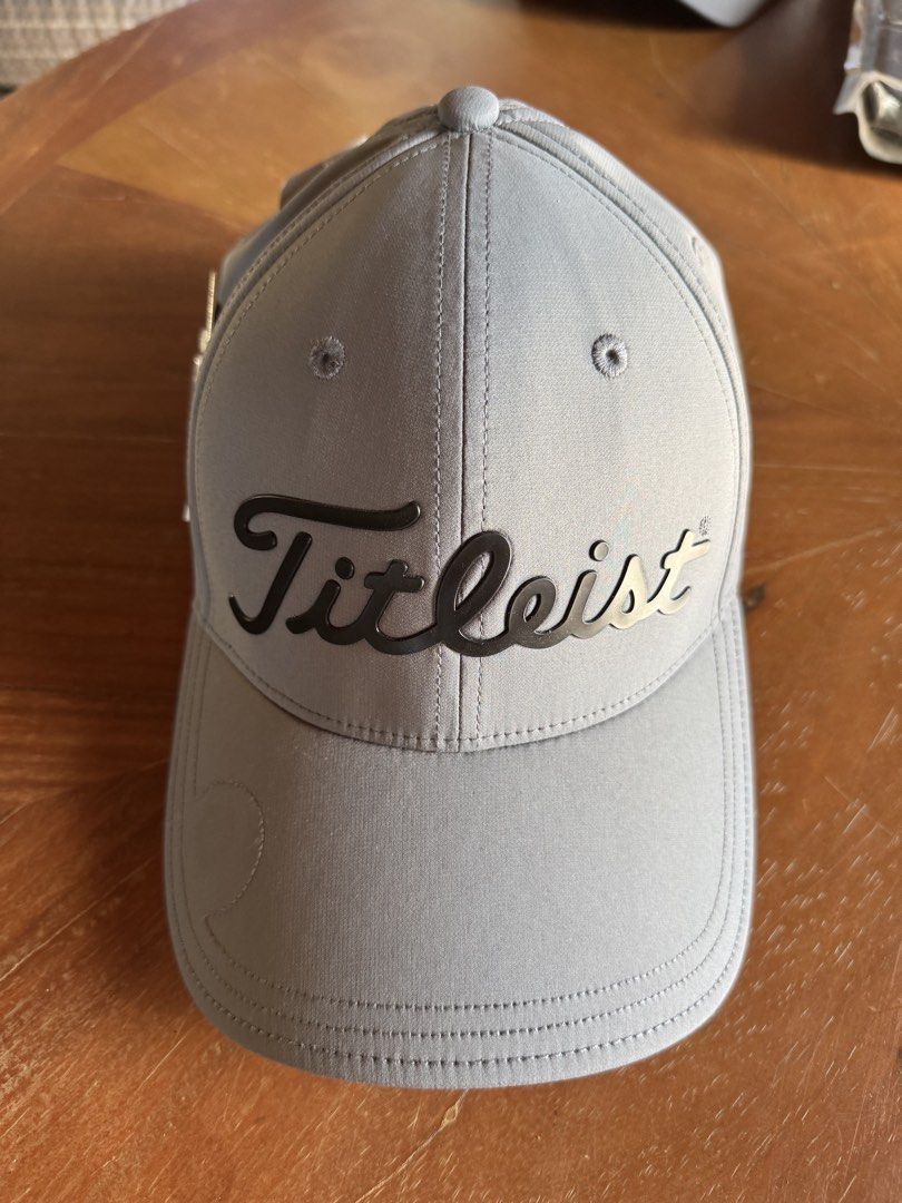 "Titleist Players Performance Ballmarker Cap in Grey (Category: Caps & Hats) located in Quezon City. Submitted by baroqueboy (Listing ID 1456576386, Image 1). Description: Titleist Players Performance Ballmarker Cap in Grey Size OSFM Brand new.