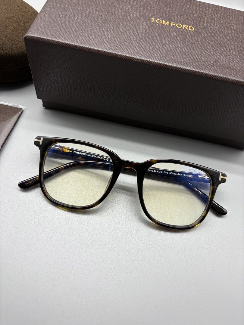 Tom Ford TF5916-B Eyeglasses (Tortoise) (Category: Sunglasses & Eyewear) located in Bacoor. Submitted by thegentleluxe (Listing ID 1456546604, Image 3). Description: Tom Ford TF5916-B Eyeglasses (Tortoise) Magnetic Clip-On Dark Lenses Complete with Inclusions Box, Authenticity Card, Cloth, Case Pre-wOrder/On Hand Other Colors: For Pre-Order 4495 only! (Shipping fee excluded) Follow our Page FB: The Gentle Luxe IG: thegentleluxestore.