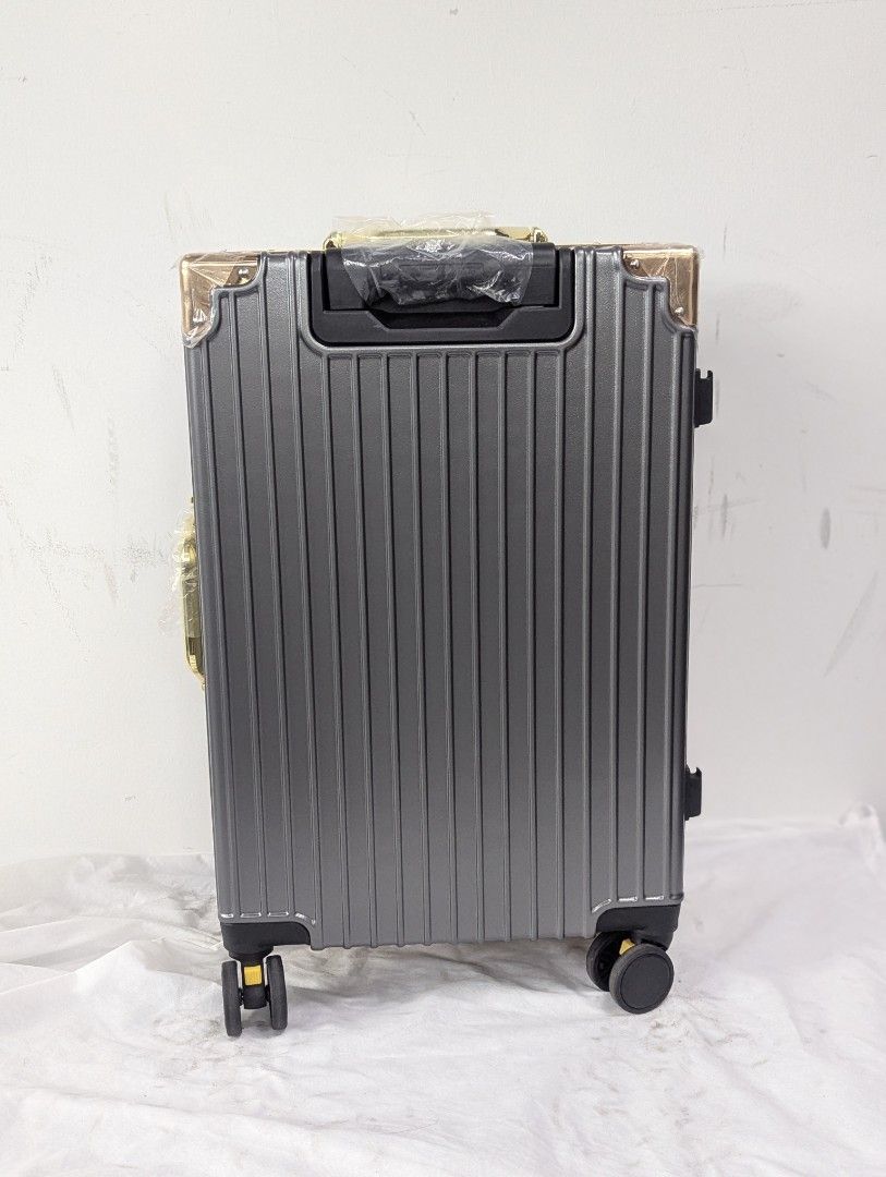 TSA-Lock Secured (Category: Luggage) located in Singapore. Submitted by general-merchandise (Listing ID 1456429421, Image 2). Description: - TSA-LOCK Secure, Stylish blue suitcase with gold accents - Spacious interior with multiple compartments - Features a handle and wheels for easy transport - with 1 replacement wheel and belt luggage - 21×15×10 - I'm a genuine seller and buyer, my old account I cannot open. I'm trustworthy / honesty, can searc
