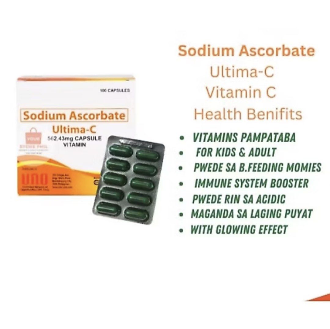 Ultima-C (Sodium Ascorbate) (Category: Health Food, Drinks & Tonics) located in Quezon City. Submitted by queerlady (Listing ID 1456522514, Image 2). Description: Ultima-C (Sodium Ascorbate) 100pcs per box Direct reseller here. Open for single of bulk orders. PM for inquiries Location: Novaliches.