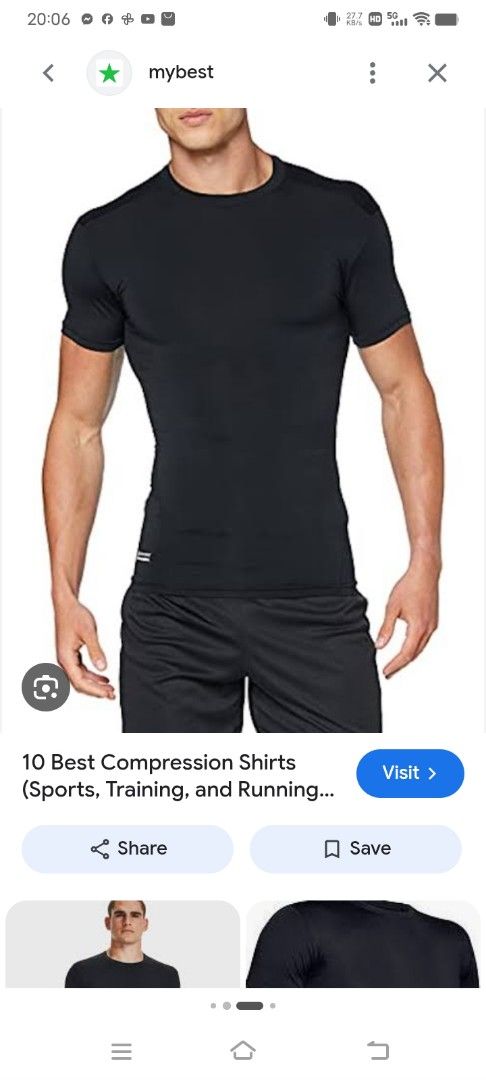 Under Armour Tactical HeatGear Compression Shirt (Category: Activewear) located in Tanay. Submitted by jrgoods (Listing ID 1456529141, Image 1). Description: - Bl Under Armour Tactical compression Shirt - HeatGear Compression Fit - Size: Large can fit medium men's Large to medium men's Strachable Good as new condition 550+ship Tanay Rizal location Shipping Nationwide - Ideal for training and sports - Comfortable and breathable material - Great fo