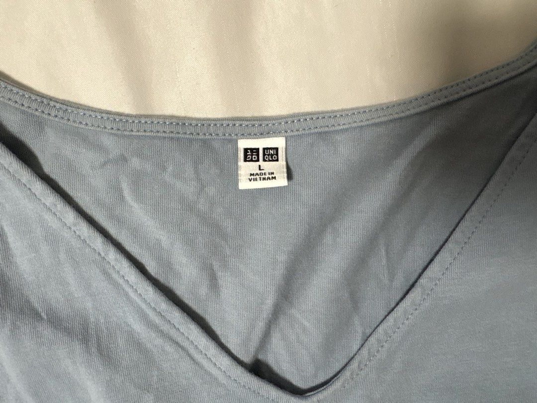 Uniqlo Cotton Dress (Category: Dresses) located in General Trias. Submitted by misousoup (Listing ID 1456461448, Image 3). Description: - Cotton Material - Blue color - Size: Large - Slightly above the knee - Barely used.